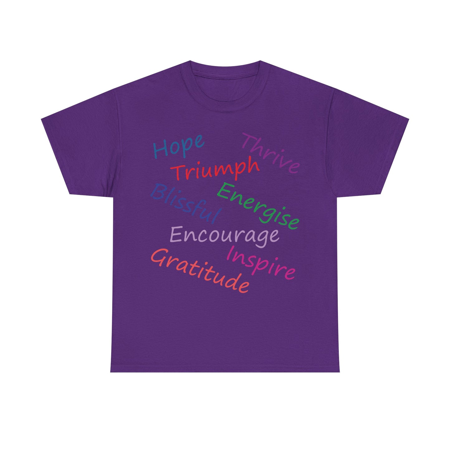Uplifting Motivational Tee - Inspirational Quotes Shirt, Positive Vibes T-Shirt, Grateful Living Apparel, Hope & Encouragement Gift, [...]