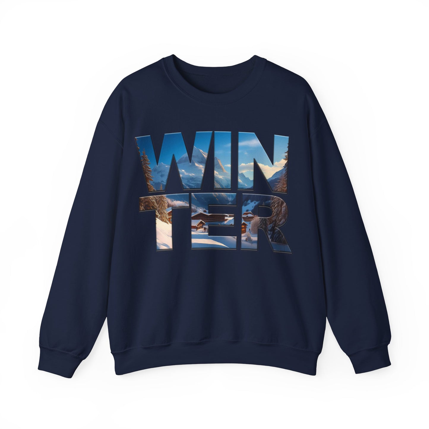 Winter Graphic Crewneck Sweatshirt