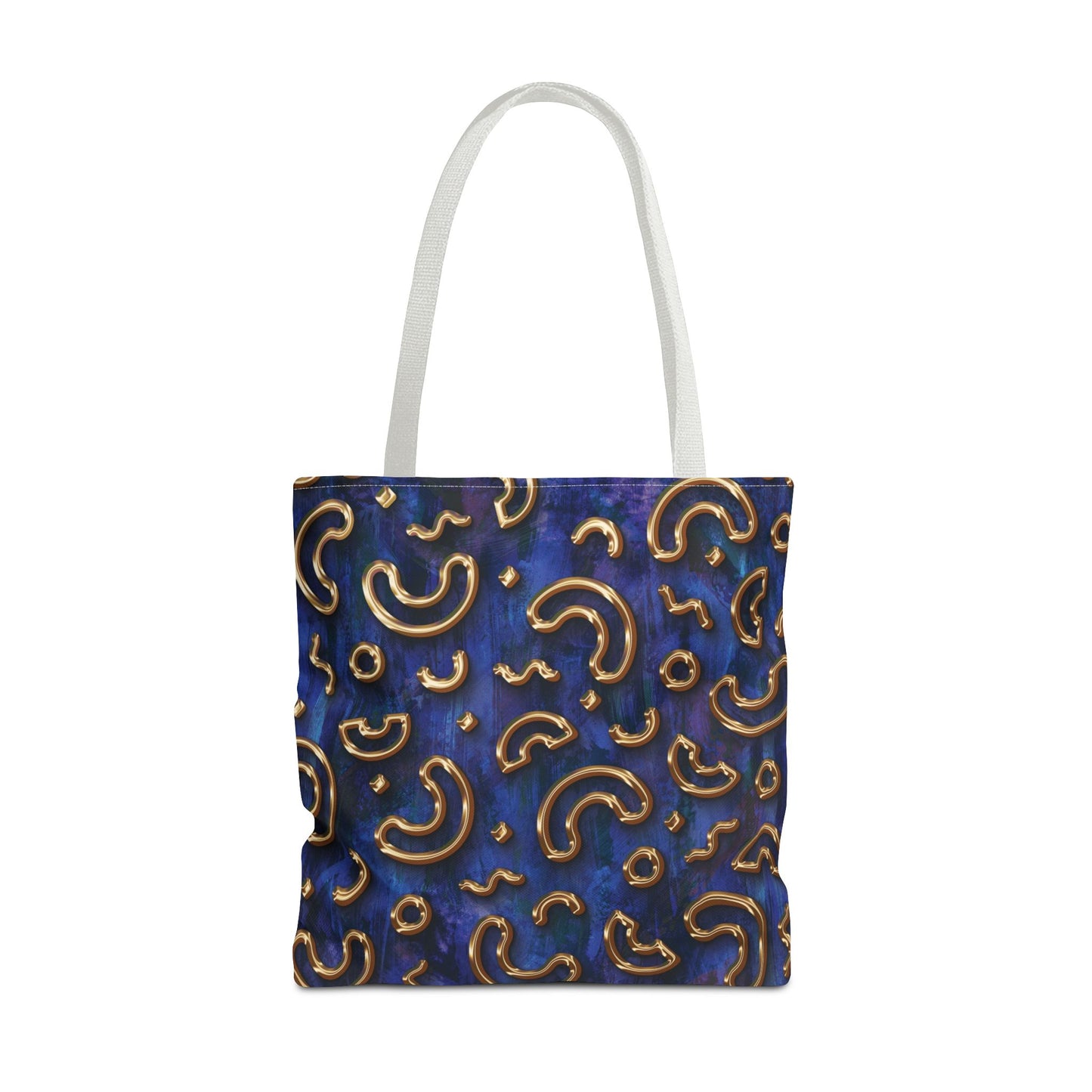 Stylish Patterned Tote Bag - Fun Macaroni Design for Everyday Use