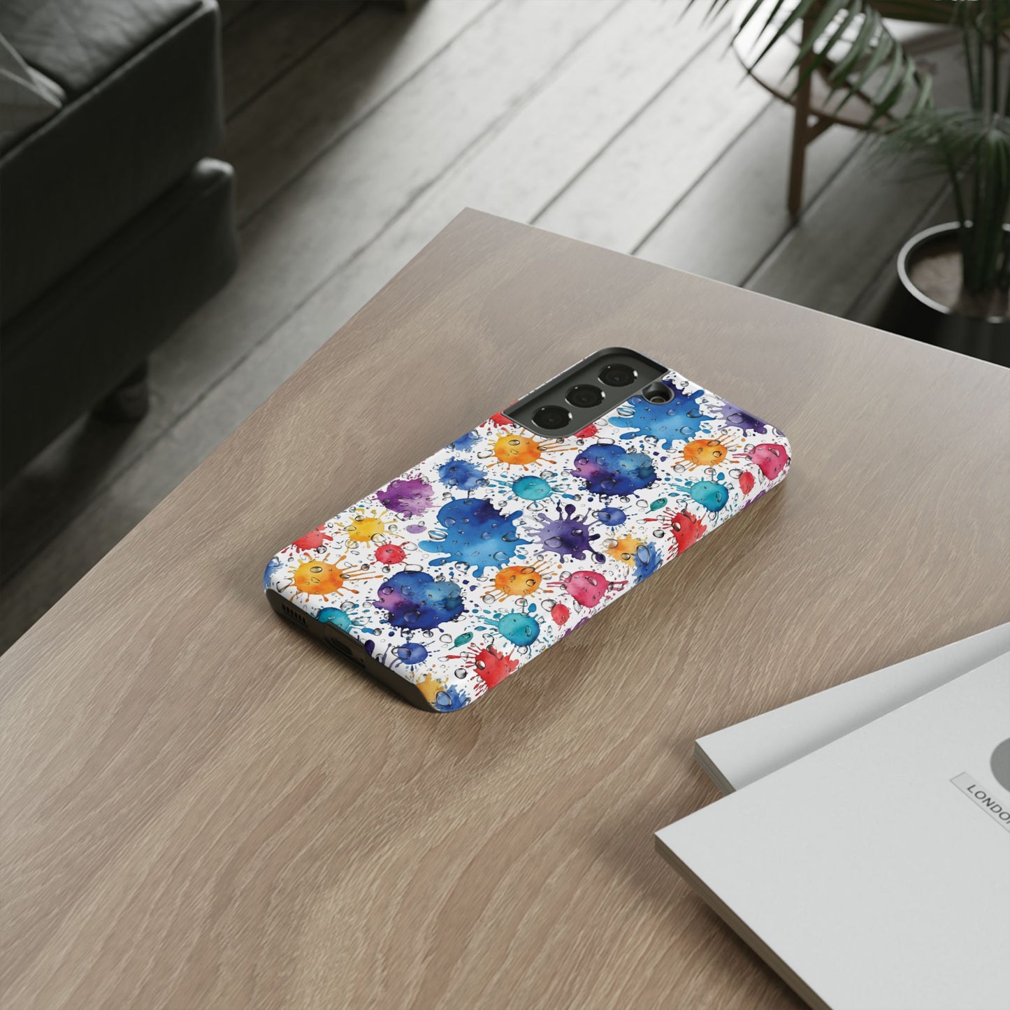 Phone Cases Abstract Colorful Splashes Tough Cases