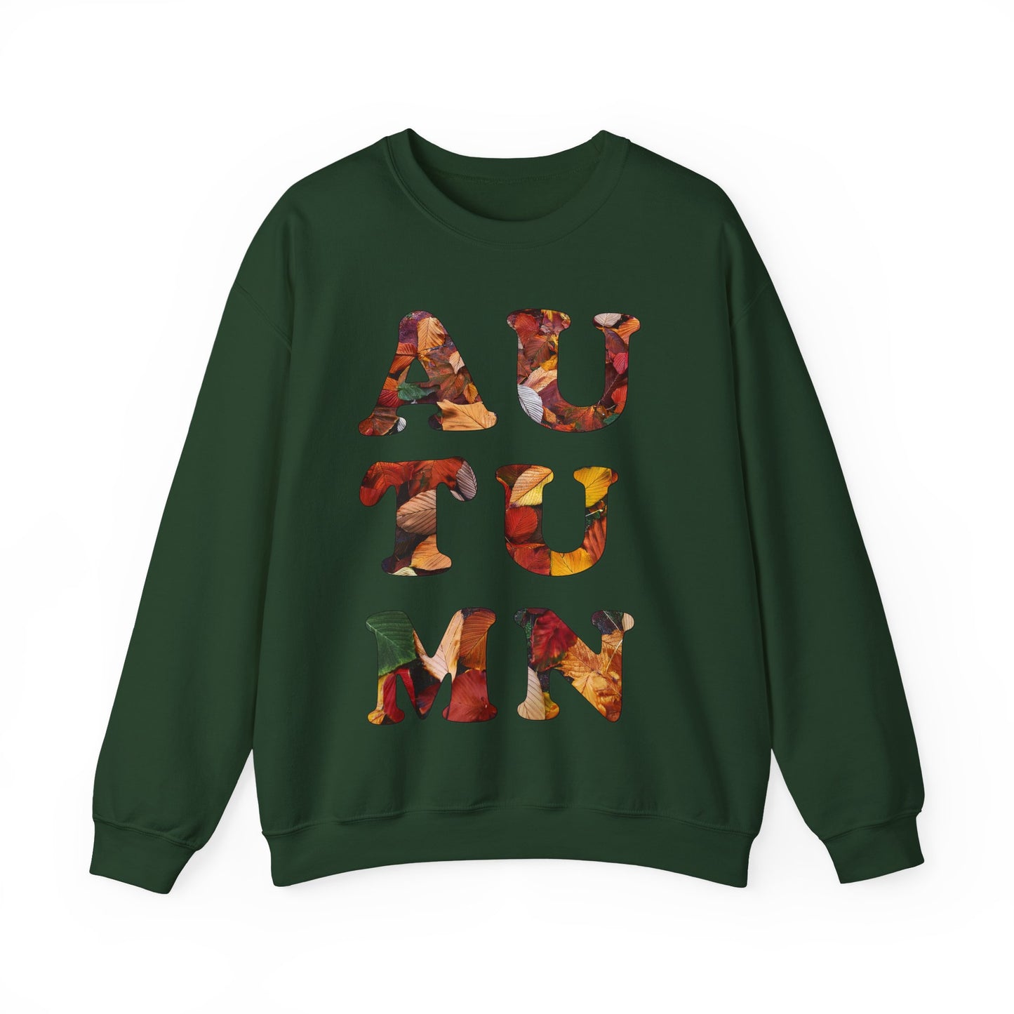 Autumn Glow – Cozy Style, Crisp Vibes 🍂🧡 - Unisex Heavy Blend™ Crewneck Sweatshirt