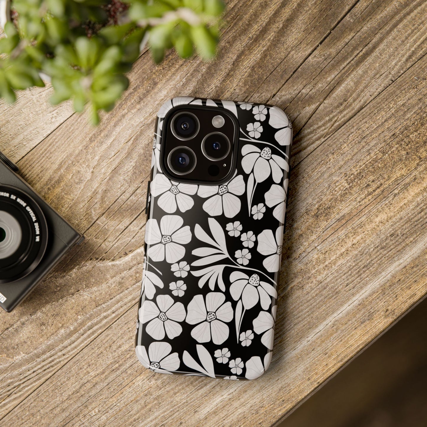 Phone Case - Boho, Retro, Vintage Flower Design Pattern