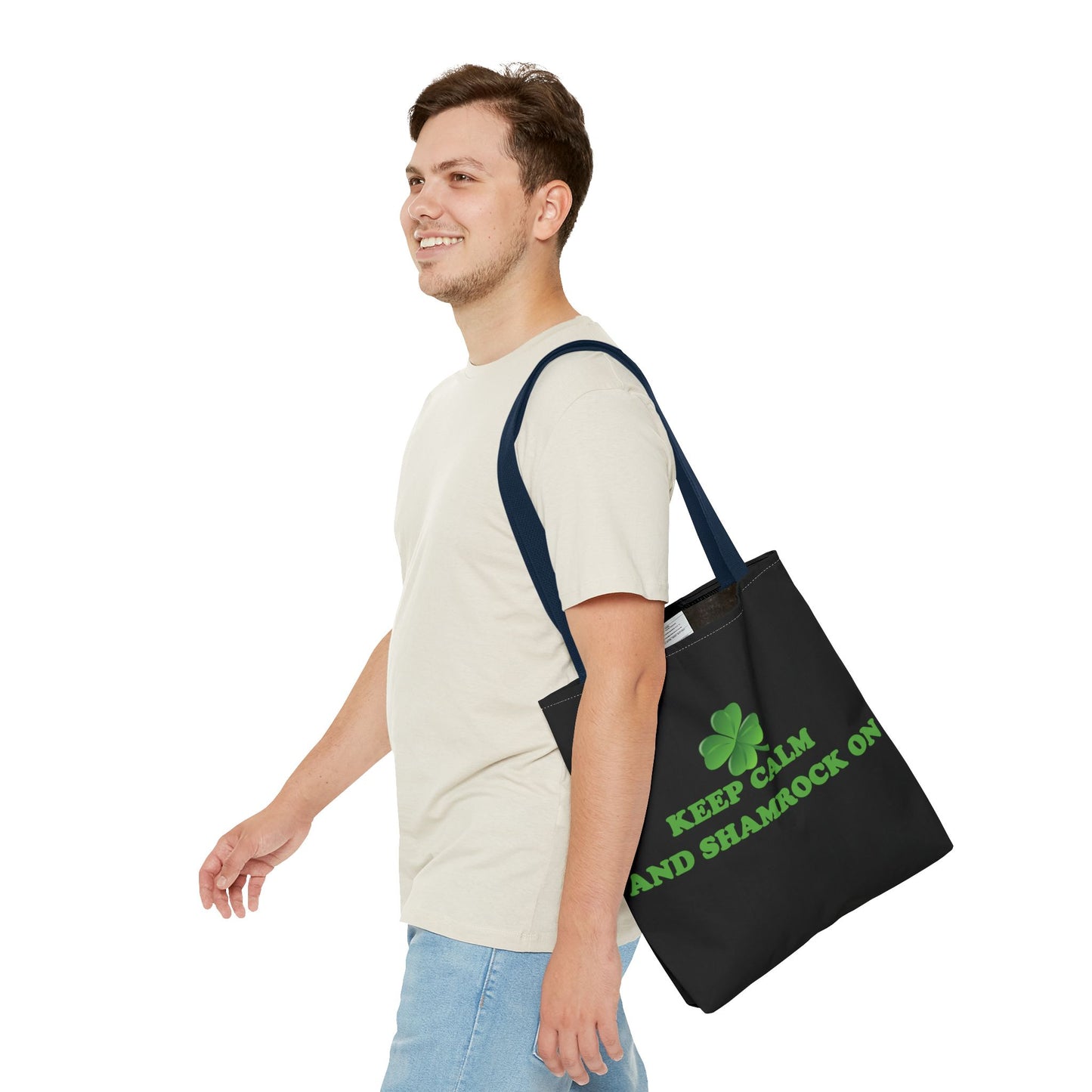 St. Patrick's Day Tote Bag - Keep Calm and Shamrock On