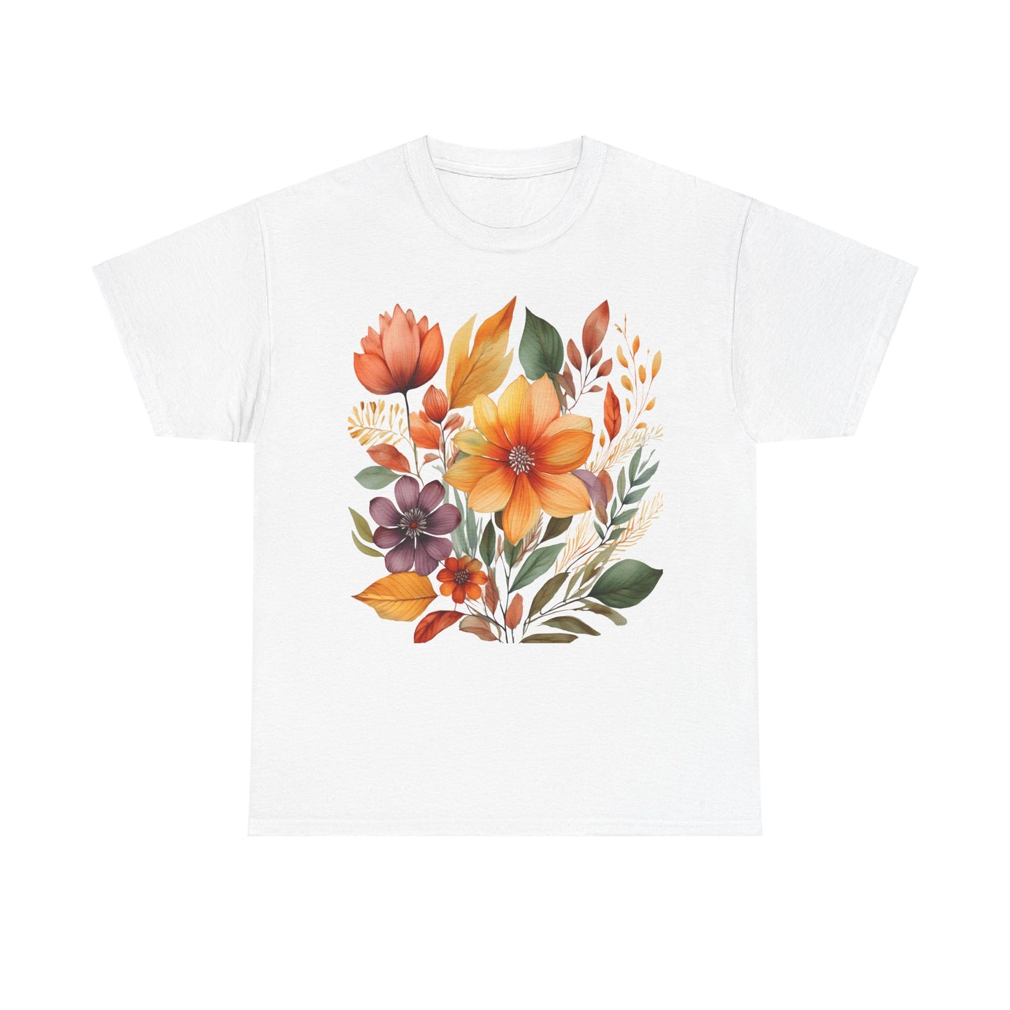 Bloom with Courage Floral Design -  Floral Tee