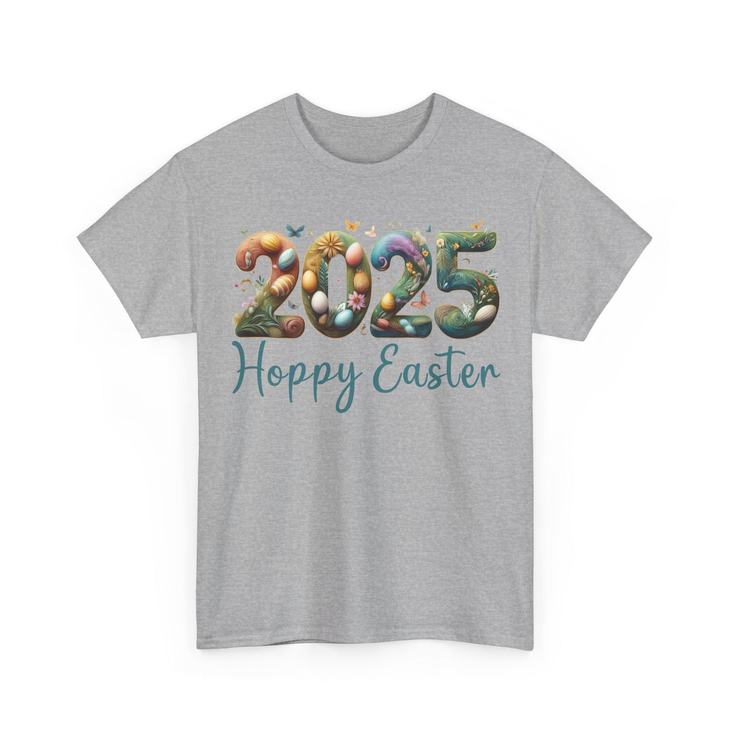 Easter 2025 Unisex Tee - Hoppy Easter Design