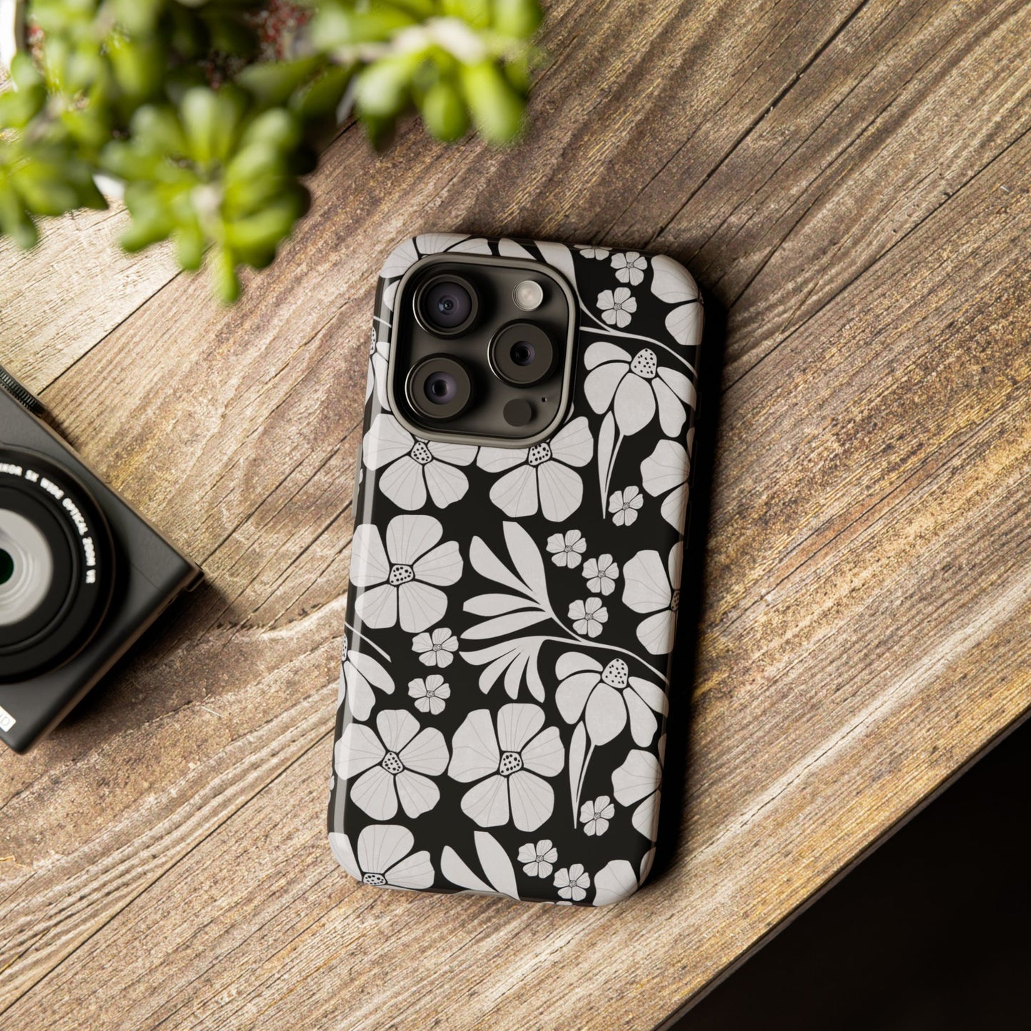 Phone Case - Boho, Retro, Vintage Flower Design Pattern