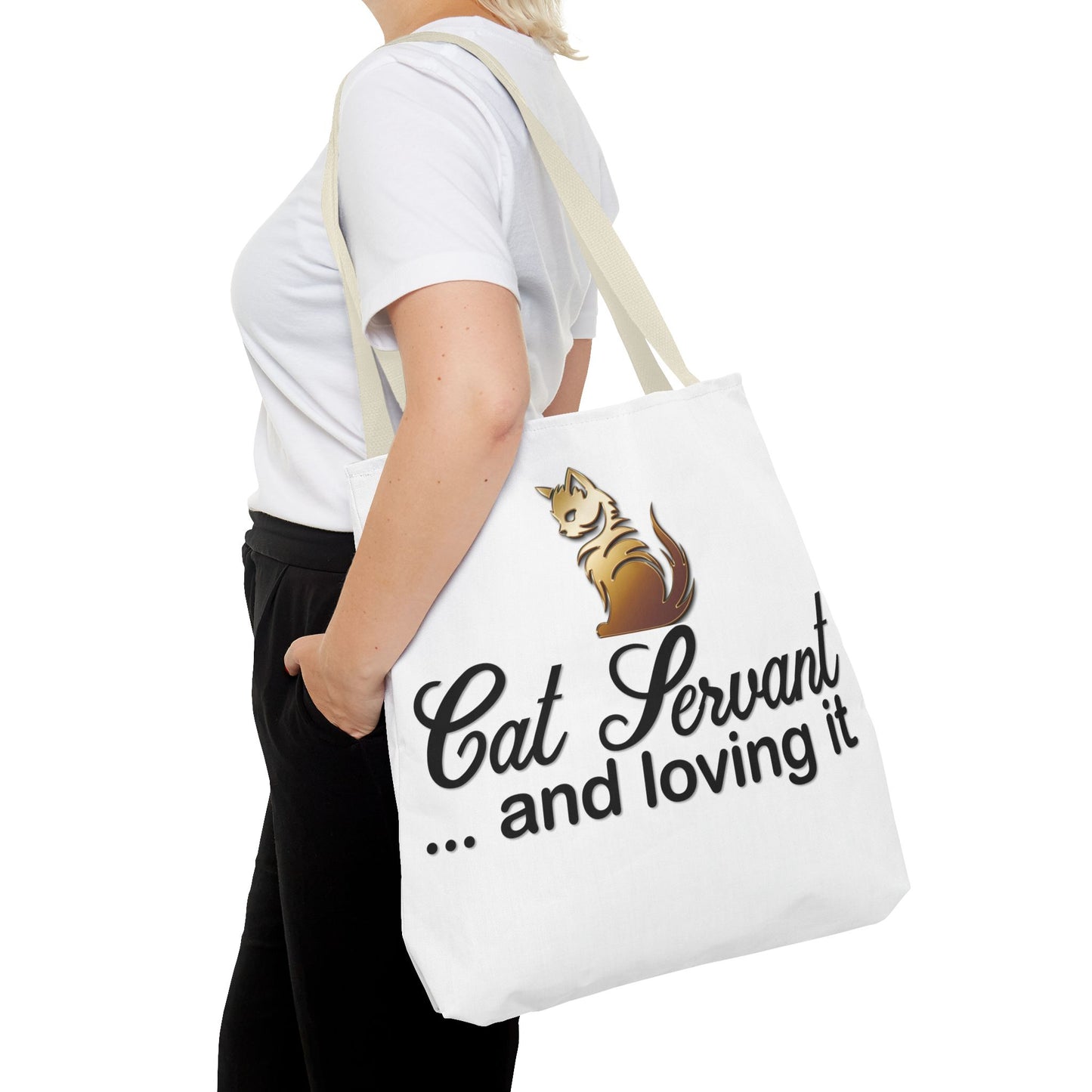 Cat Servant... and loving it - Tote Bag - Perfect Gift for Cat Lovers