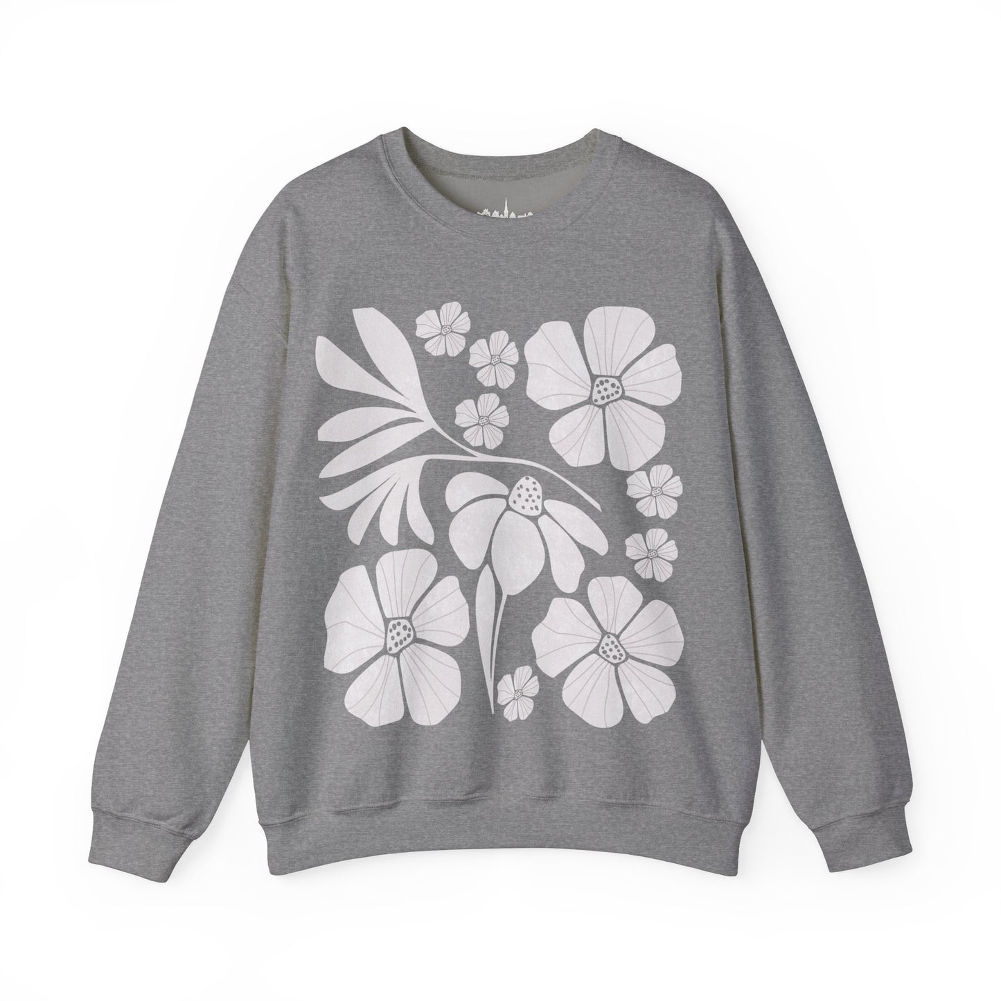 Boho Flower Crewneck Sweatshirt