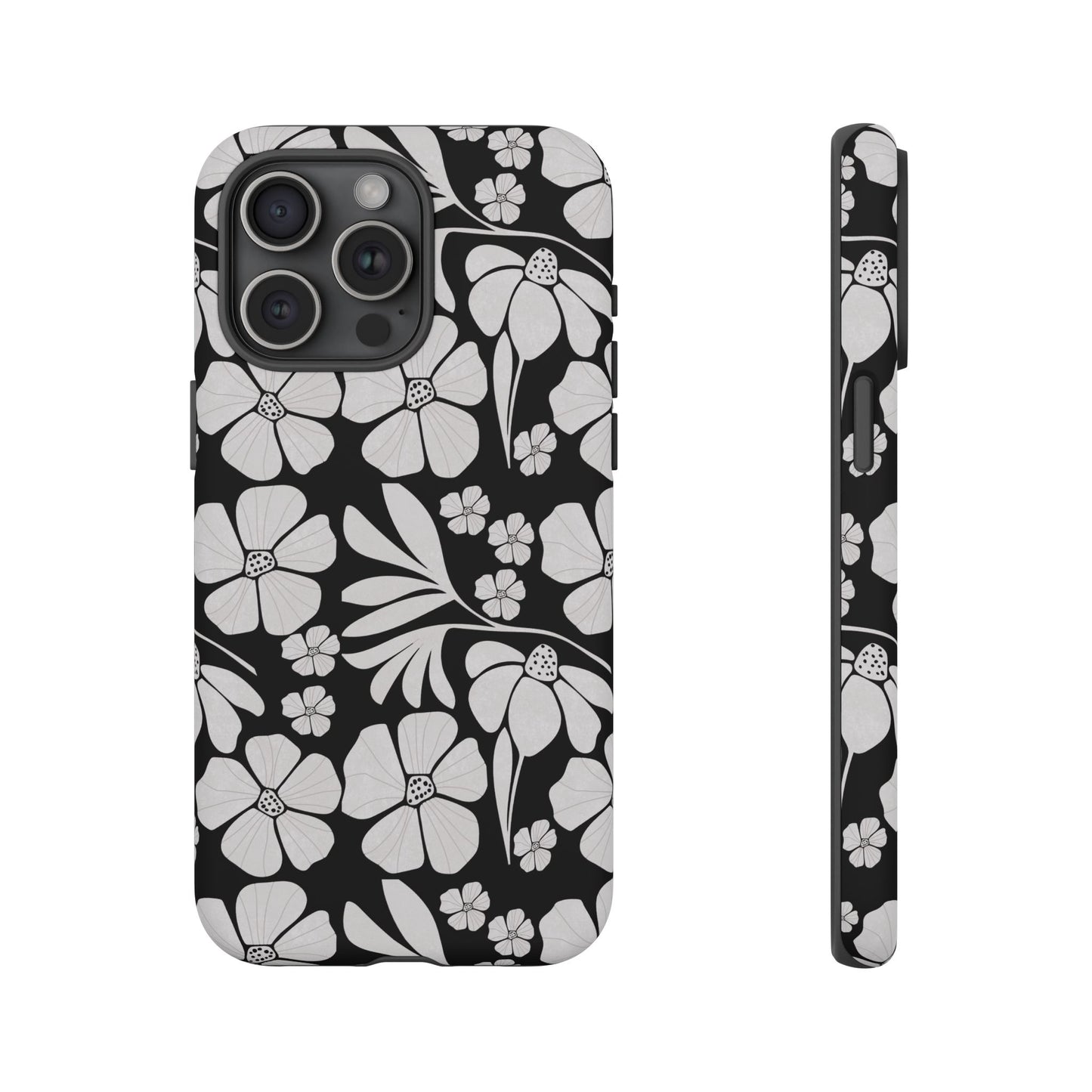 Phone Case - Boho, Retro, Vintage Flower Design Pattern