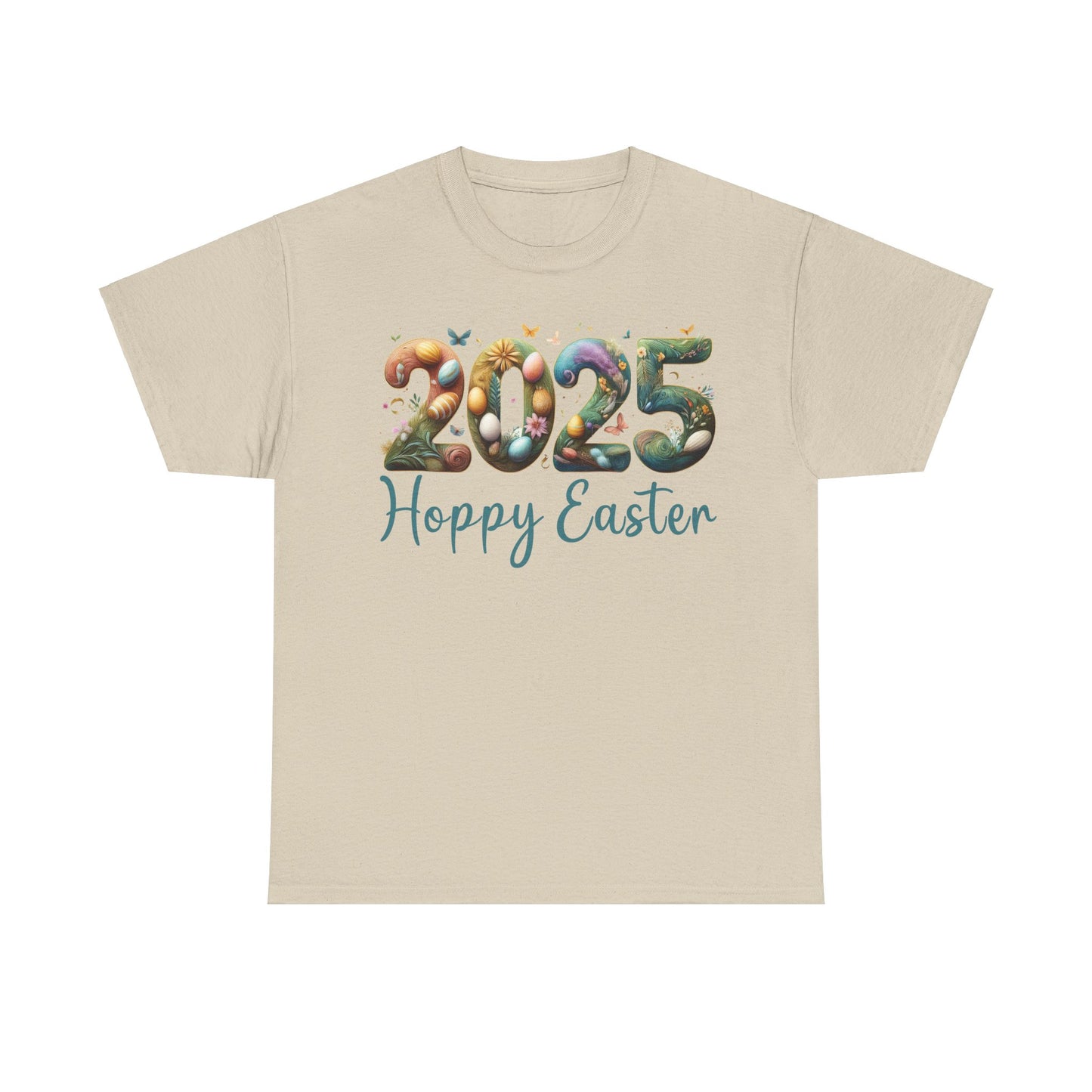 Easter 2025 Unisex Tee - Hoppy Easter Design