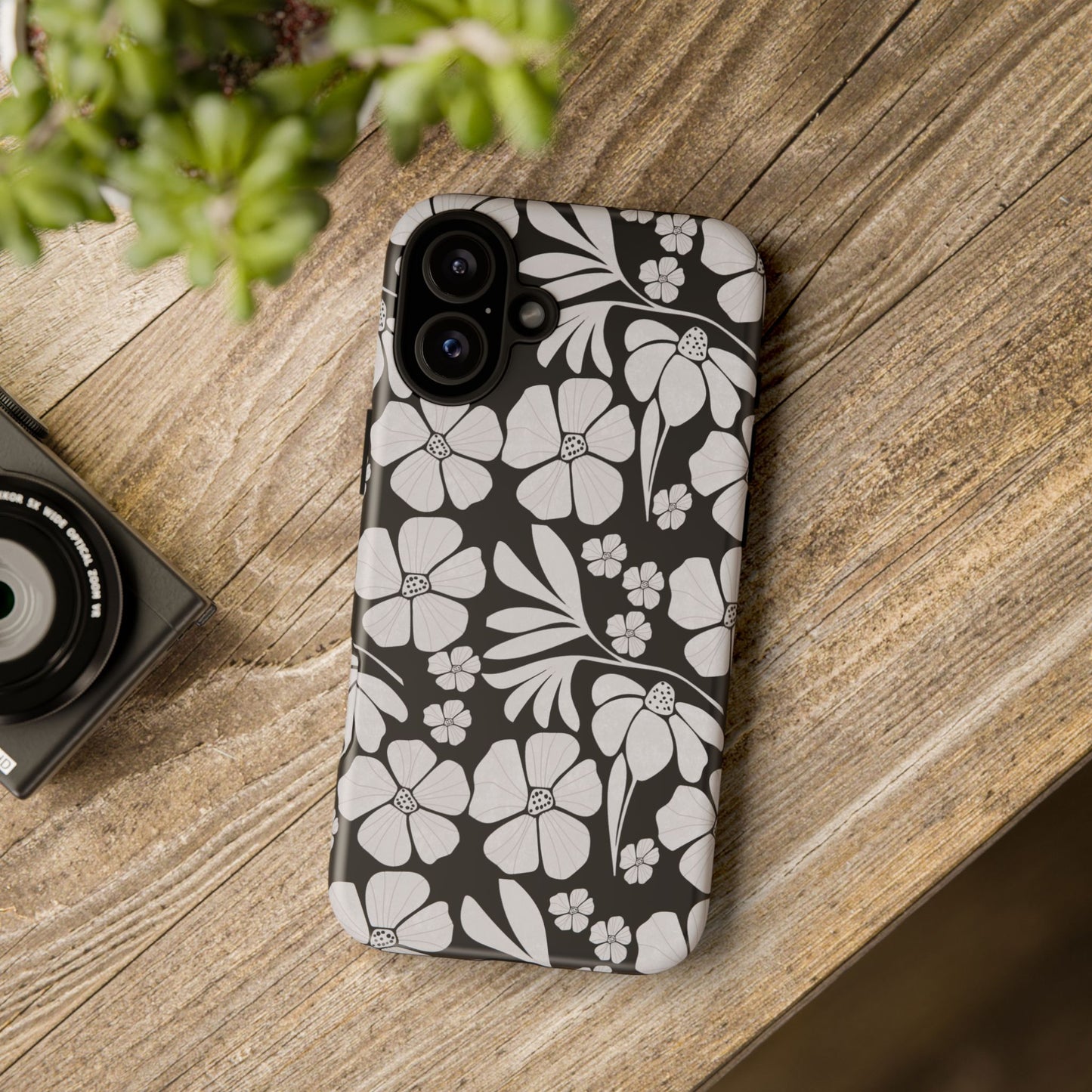 Phone Case - Boho, Retro, Vintage Flower Design Pattern