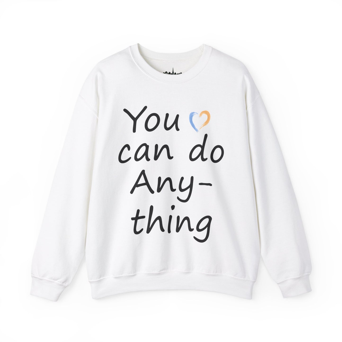 Motivational Crewneck Sweatshirt - You Can Do Anything