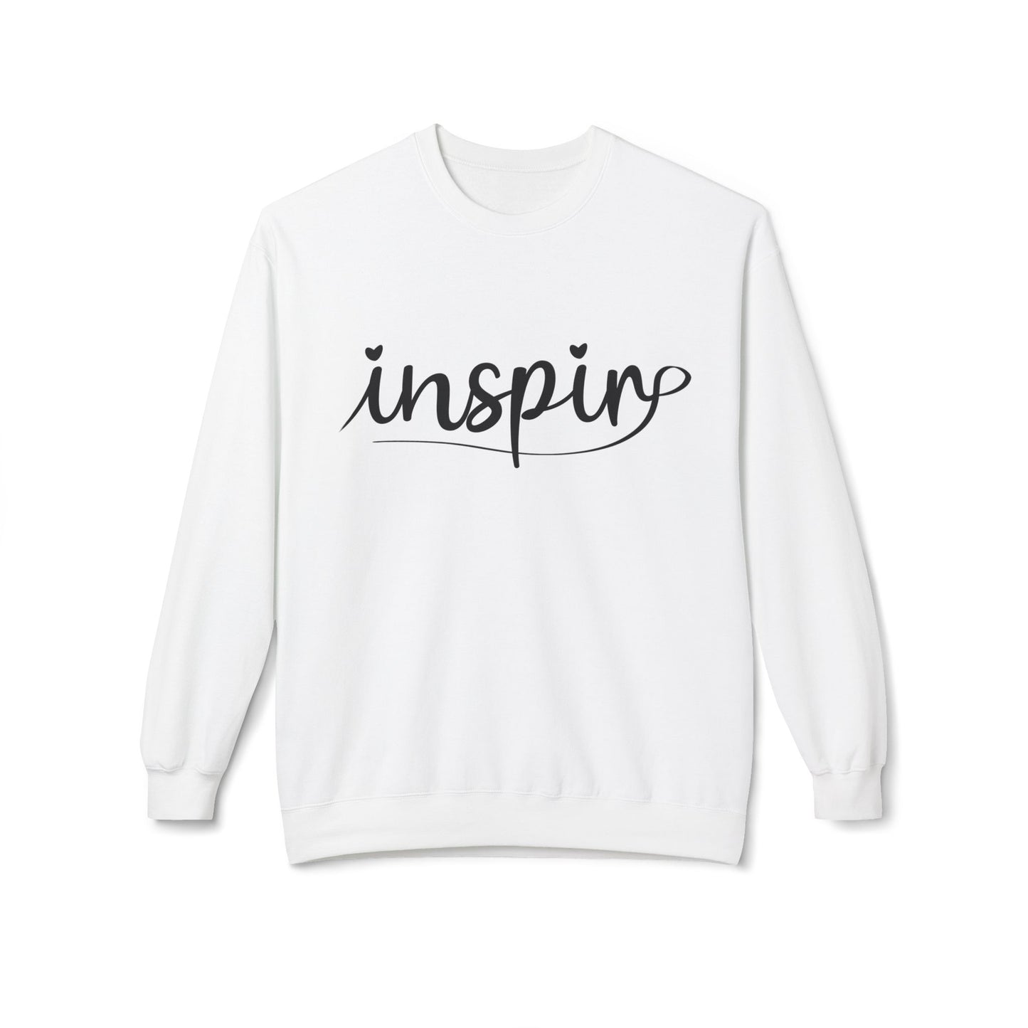 Inspire Fleece Crewneck Sweatshirt - Unisex Inspirational Apparel