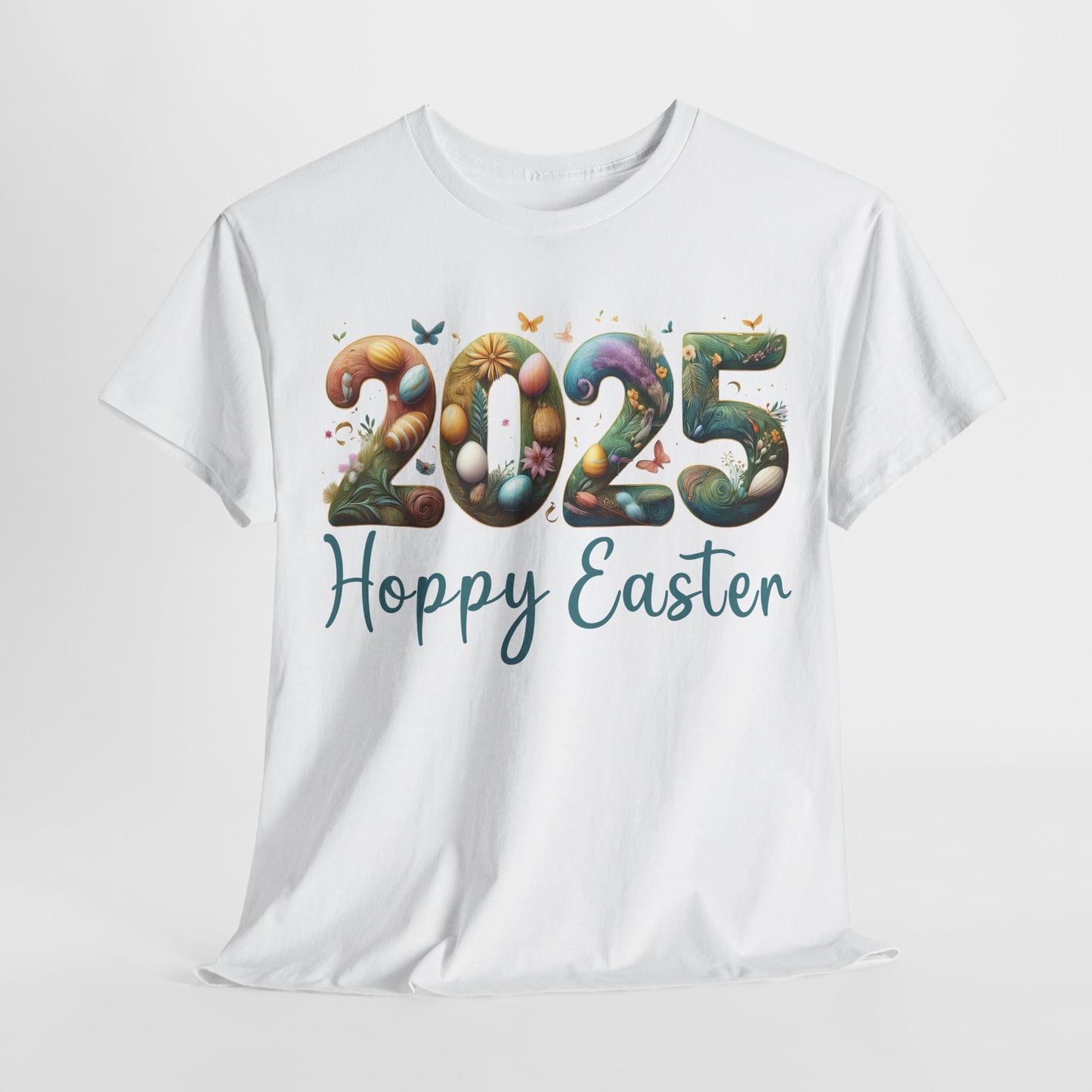 Easter 2025 Unisex Tee - Hoppy Easter Design