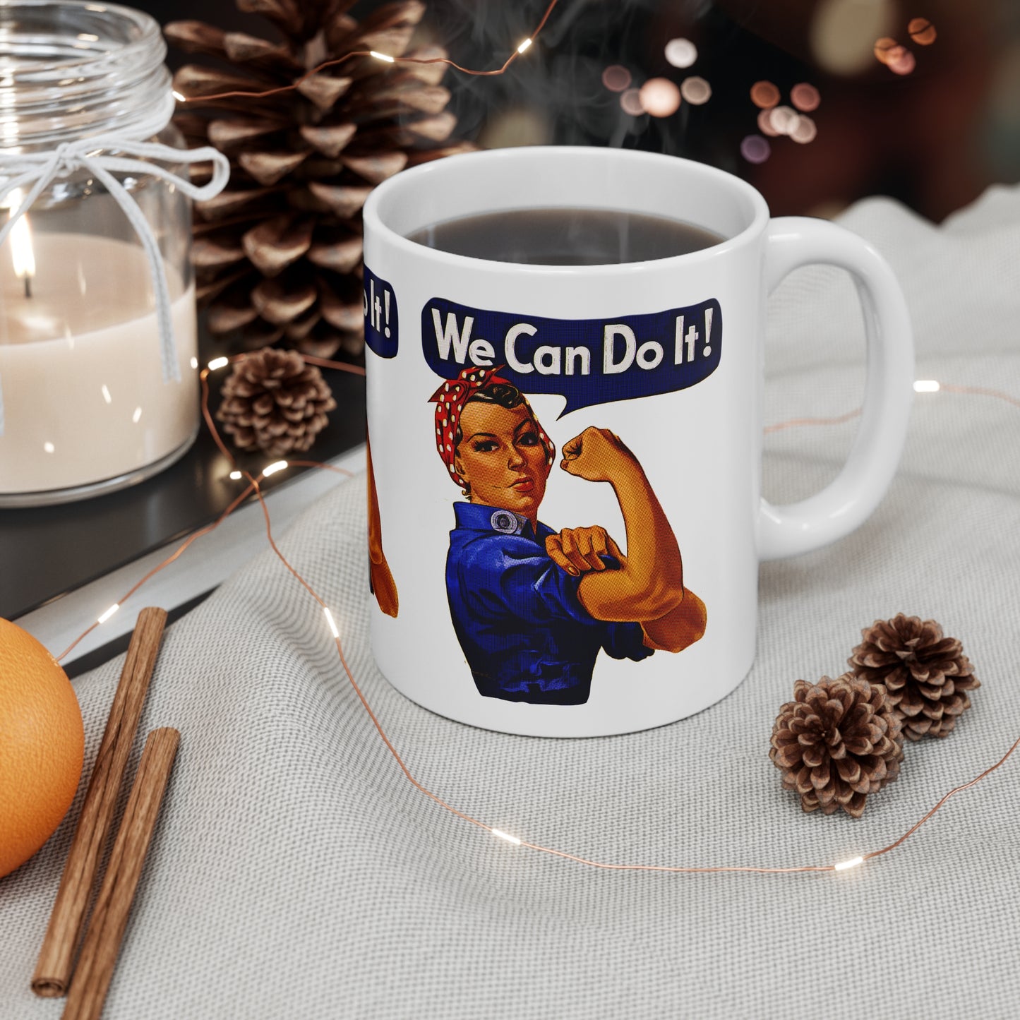 Empowerment Pop Art | Bold "We Can Do It" T-Shirts, Sweatshirts, Mugs & Wall Art for Inspiration - Empowering Ceramic Coffee Cups - Rosie the Riveter Design, Motivational Mug for Women, Perfect Gift for Friends, Birthday, [...]