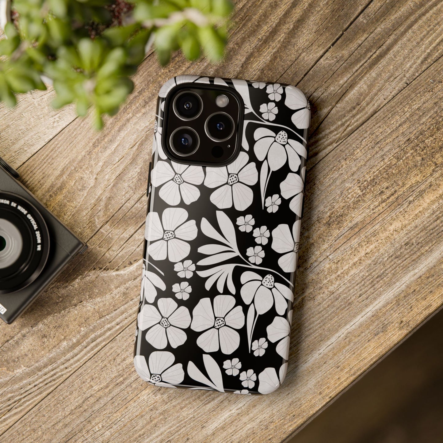 Phone Case - Boho, Retro, Vintage Flower Design Pattern