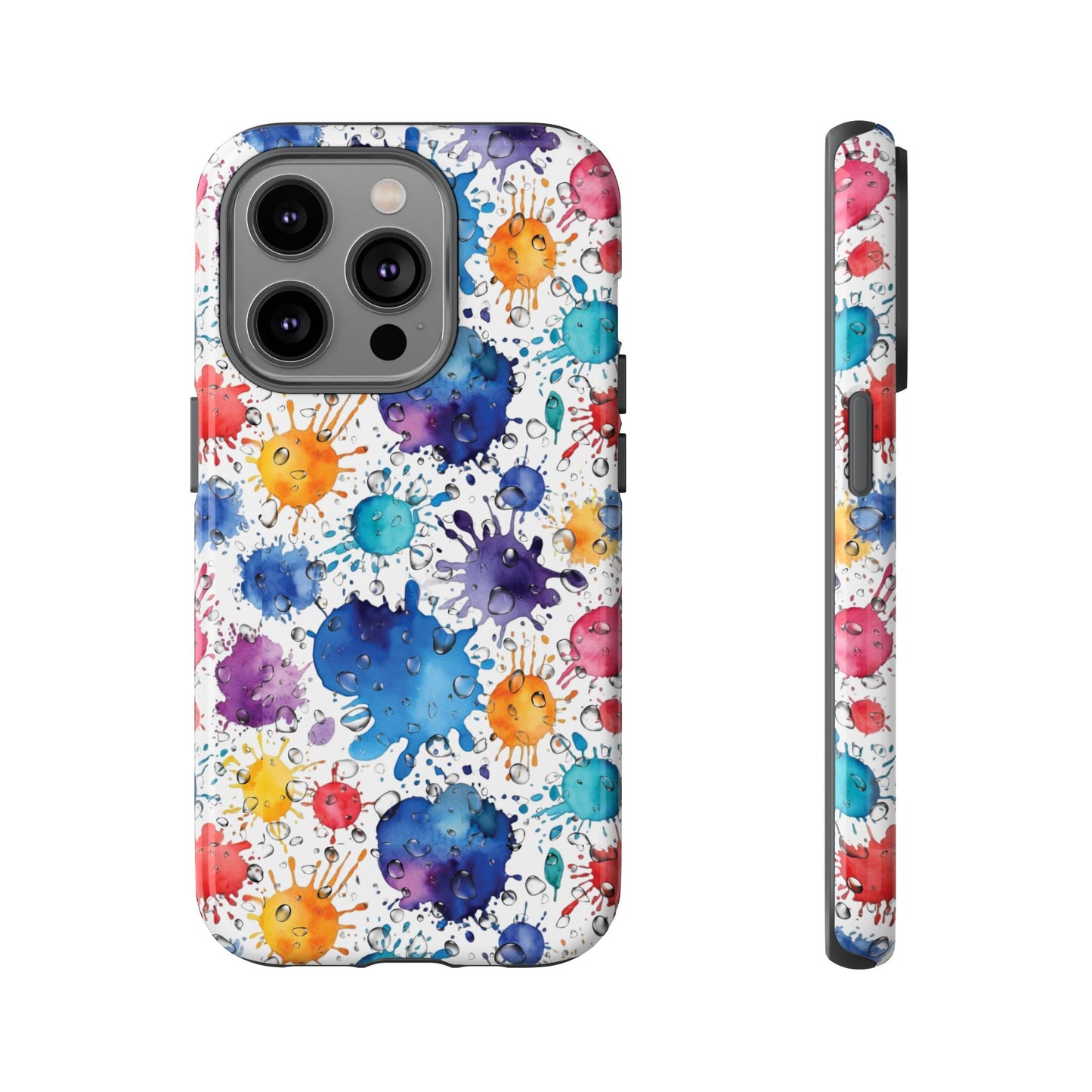 Phone Cases Abstract Colorful Splashes Tough Cases