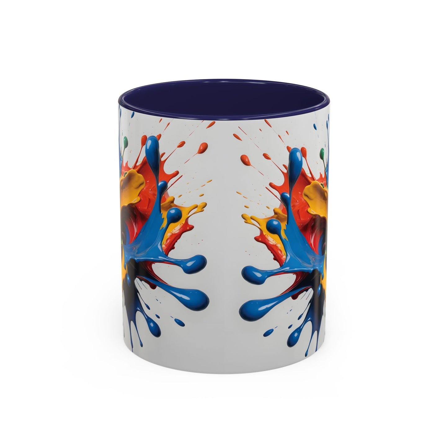 Coffee Mug: Splash of Joy Color Explosion Abstract Art Design