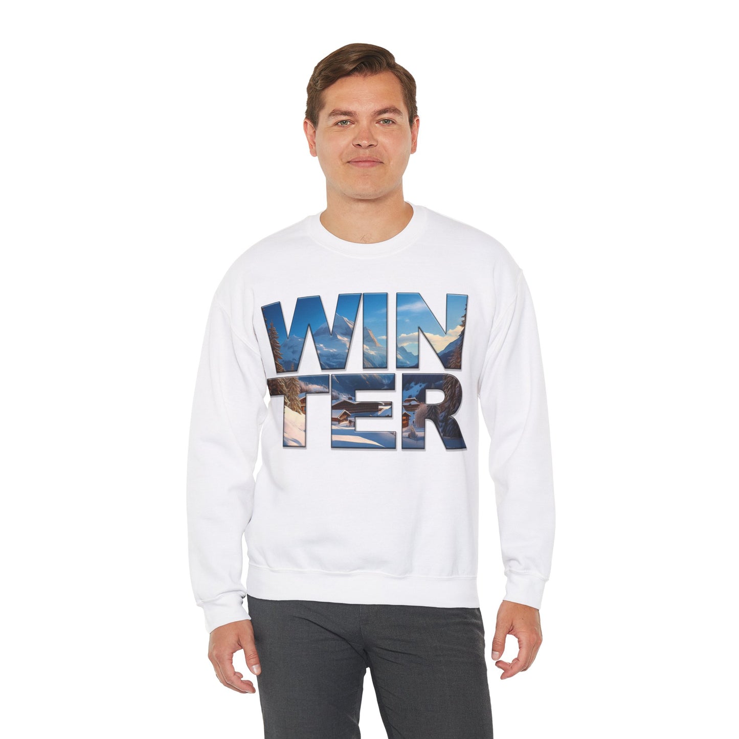 Winter Graphic Crewneck Sweatshirt