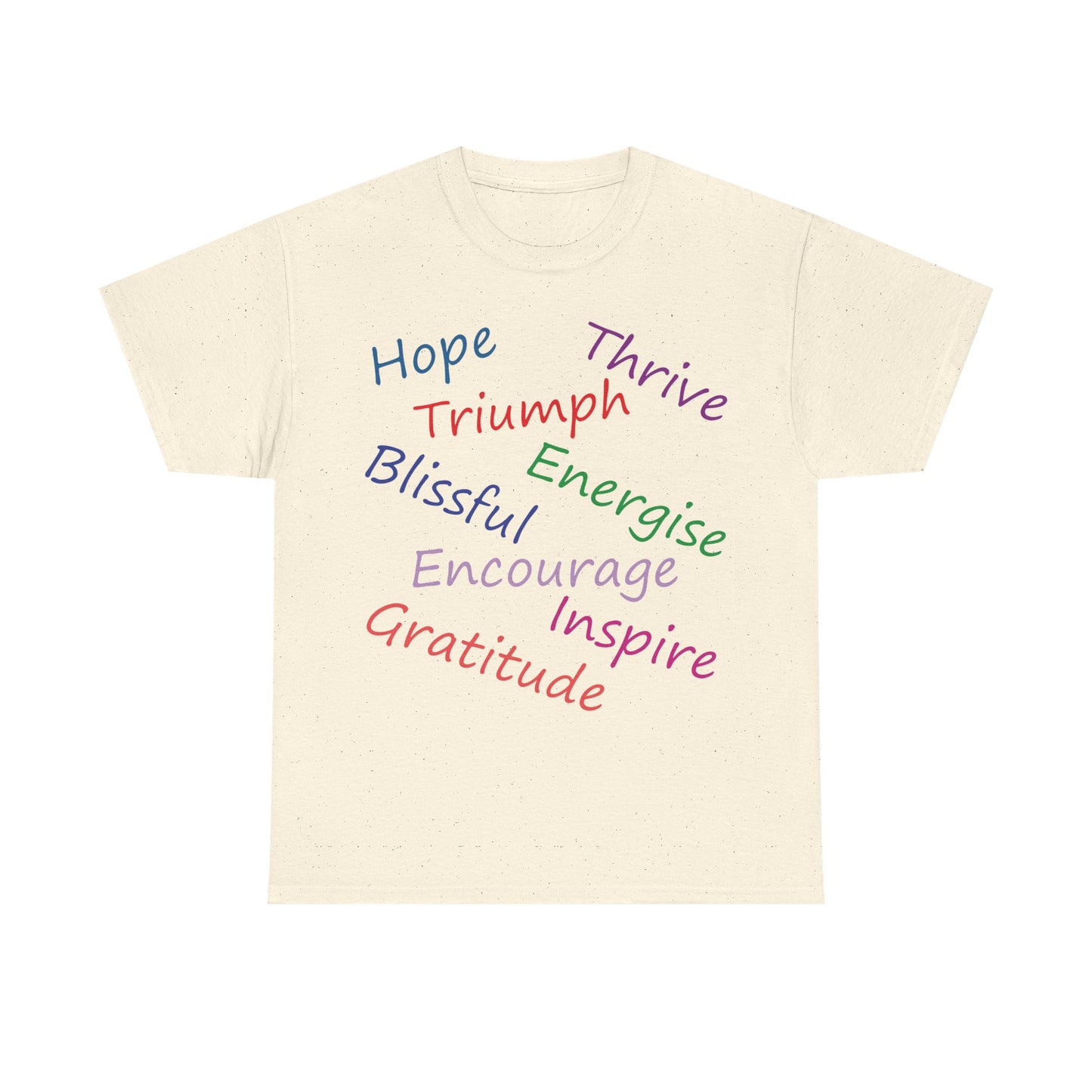 Uplifting Motivational Tee - Inspirational Quotes Shirt, Positive Vibes T-Shirt, Grateful Living Apparel, Hope & Encouragement Gift, [...]