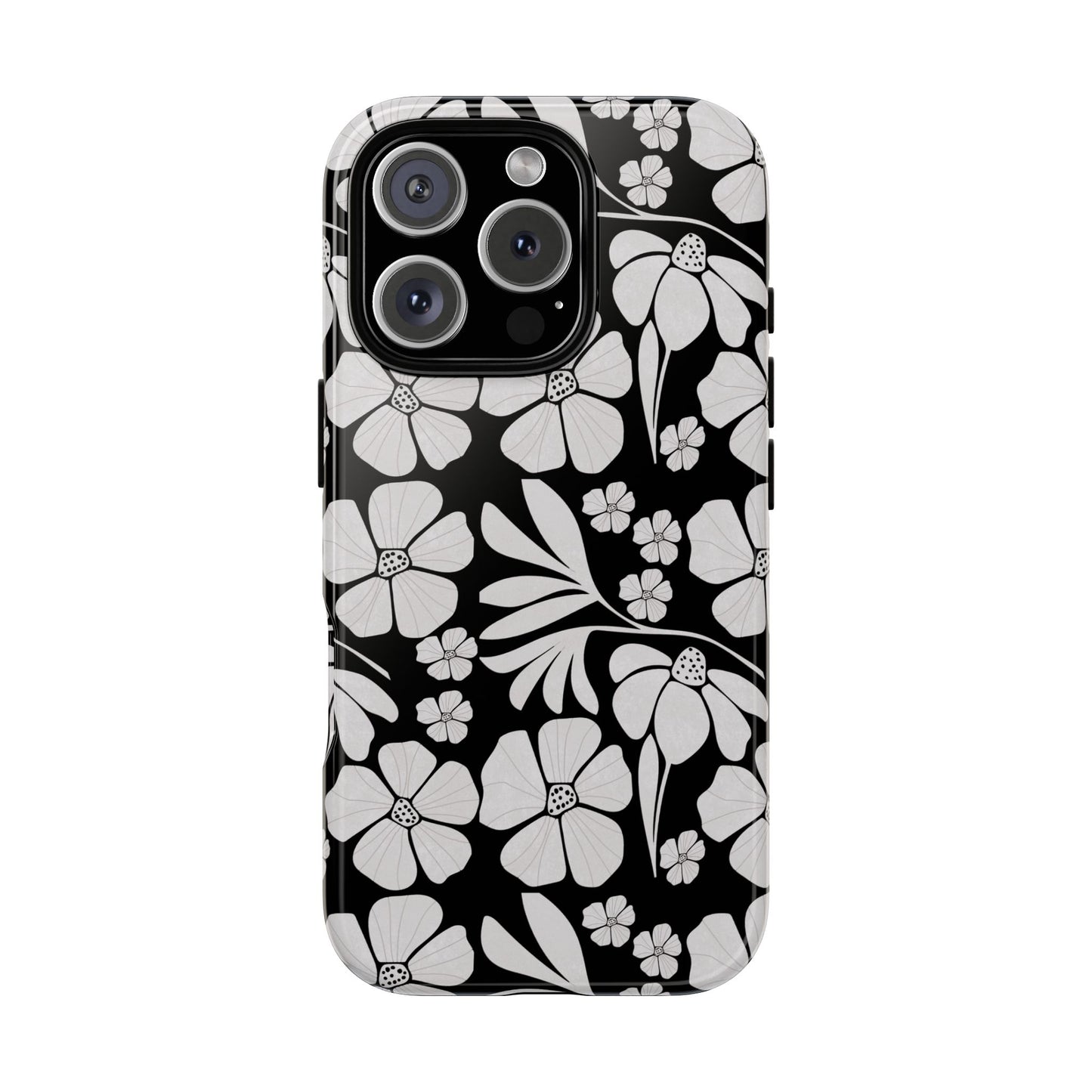 Phone Case - Boho, Retro, Vintage Flower Design Pattern