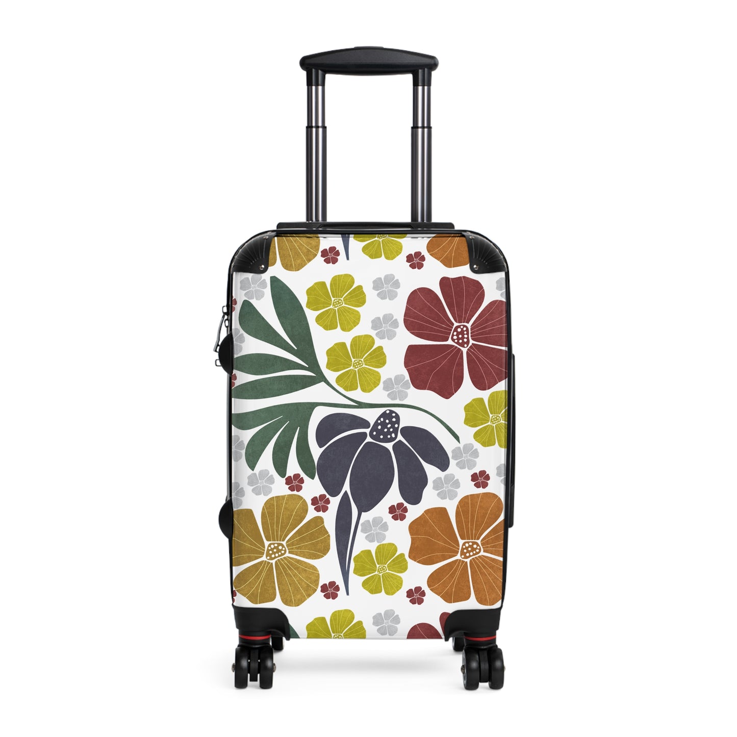 Suitcase Boho Floral Design Travel Bag