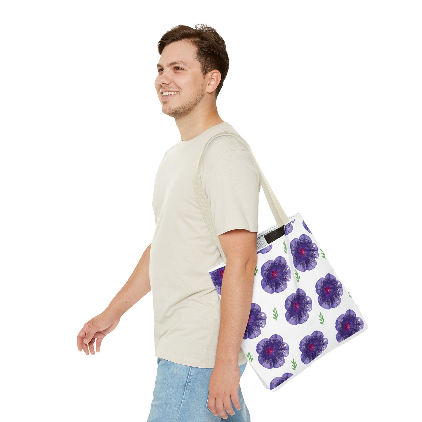 "Petunia" Tote Bag - Stylish Floral Design for Everyday Use