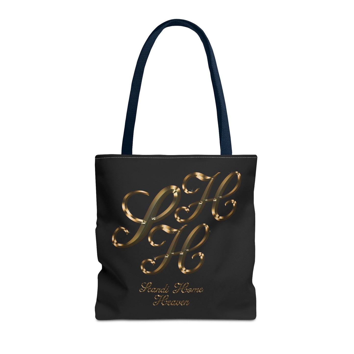 Tote Bag - Golden colored Scandi Home Heaven Designer Logo