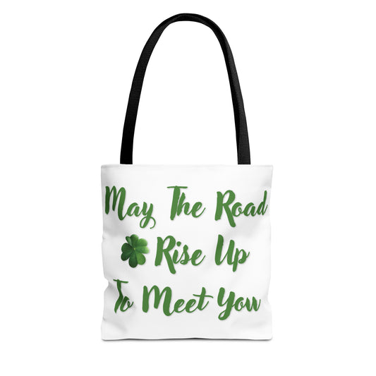 St. Patrick's Day Tote Bag - May the Road Rise Up to Meet You 2