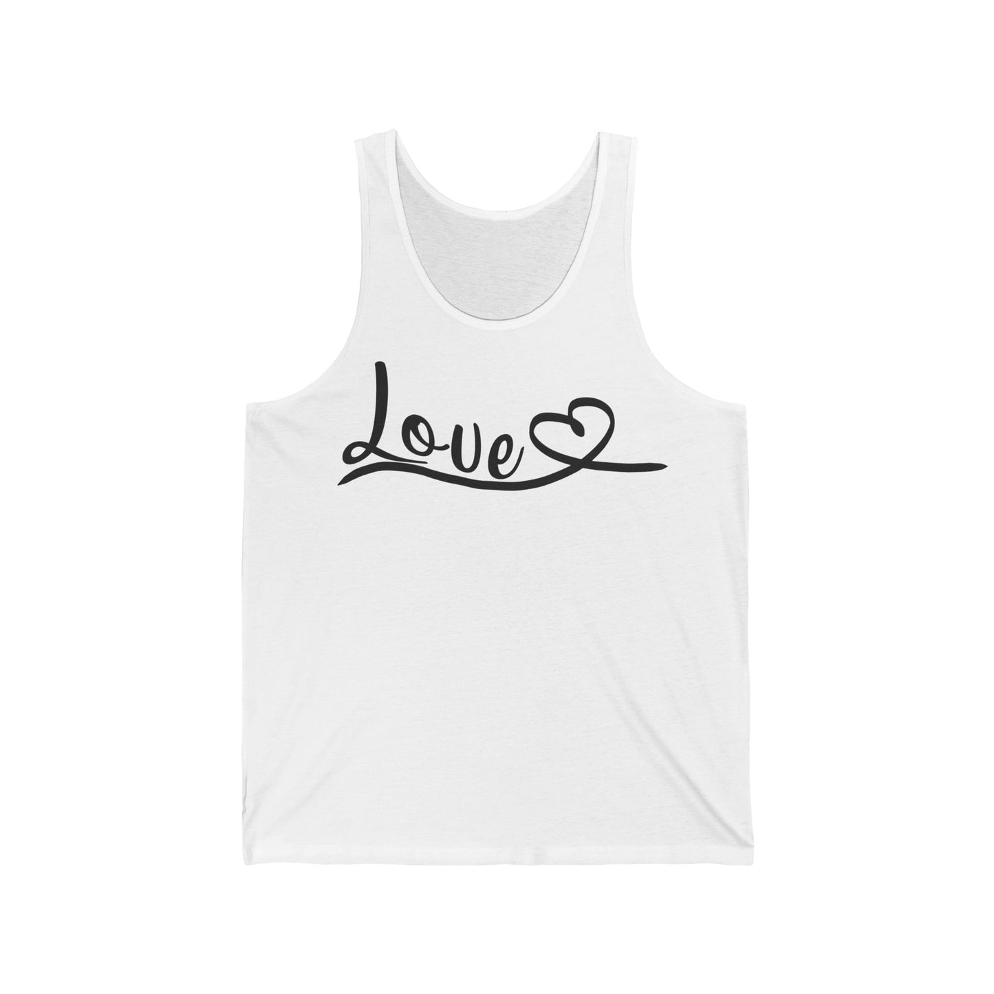 Tank Top "Love in Every Thread" Statement Piece