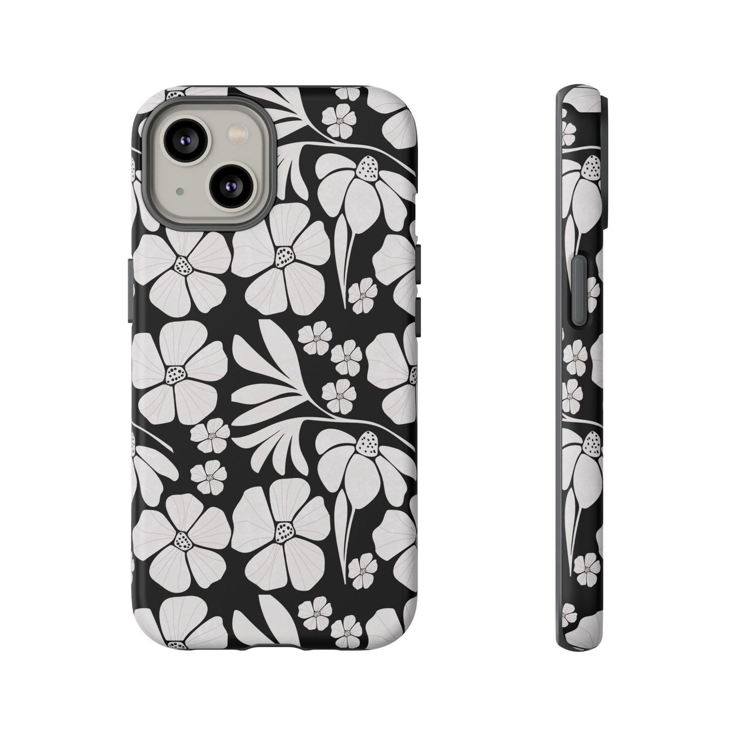 Phone Case - Boho, Retro, Vintage Flower Design Pattern