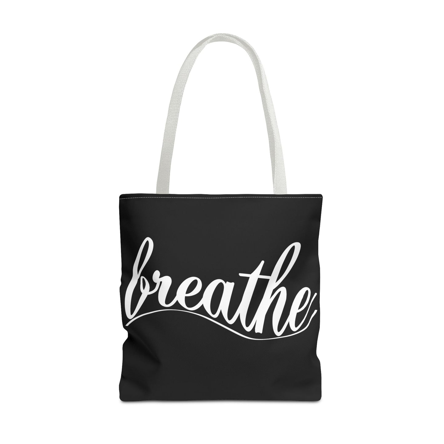 Inspirational 'Breathe' Tote Bag - Motivational Everyday Carry