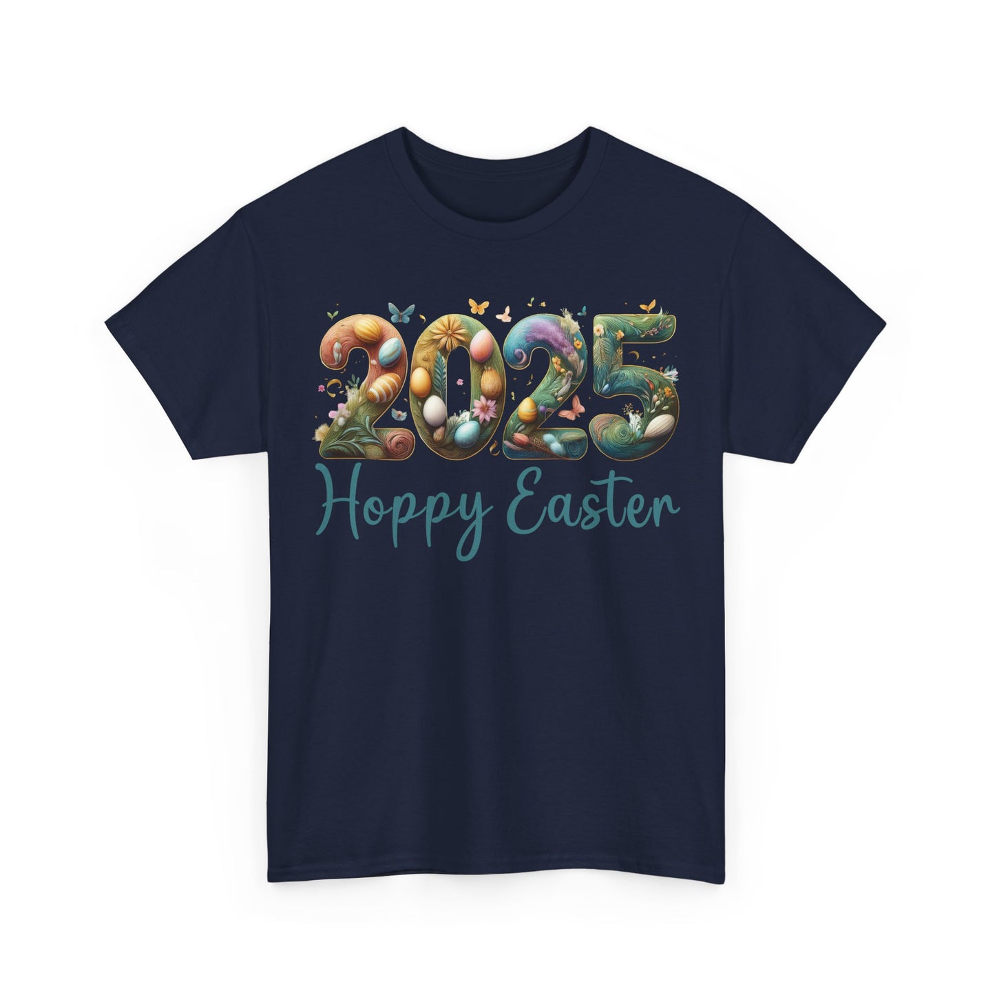 Easter 2025 Unisex Tee - Hoppy Easter Design