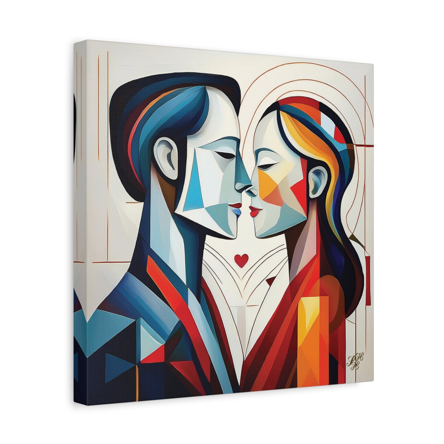 Canvas Print - Cubist Love