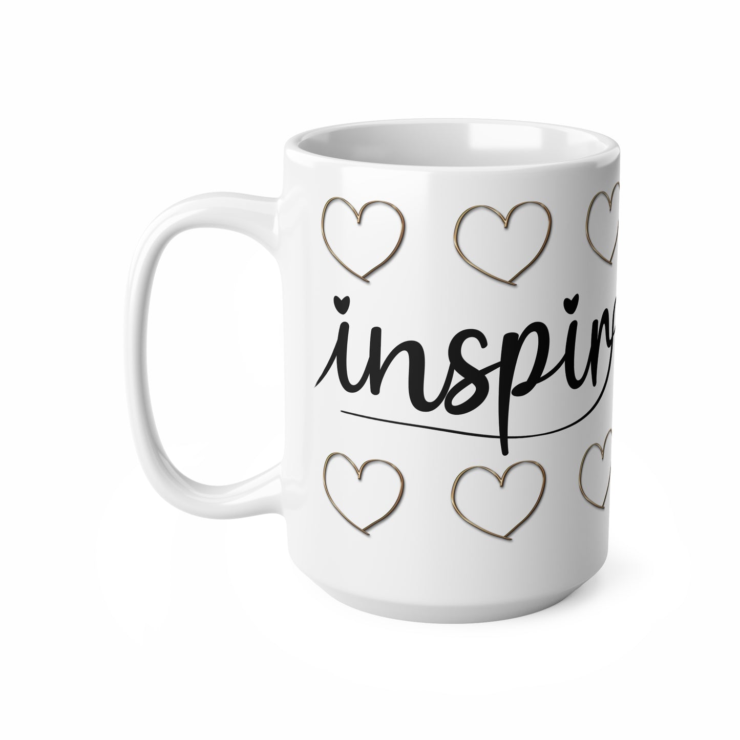 " Inspire" Inspirational Ceramic Coffee Cups - Motivational Mug 11oz & 15oz