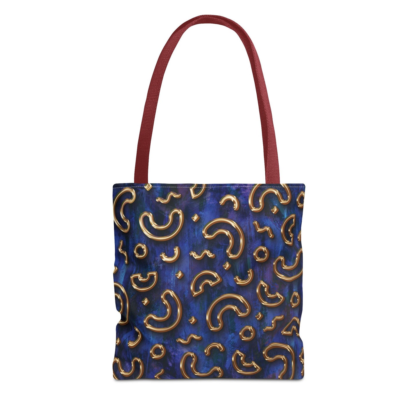 Stylish Patterned Tote Bag - Fun Macaroni Design for Everyday Use