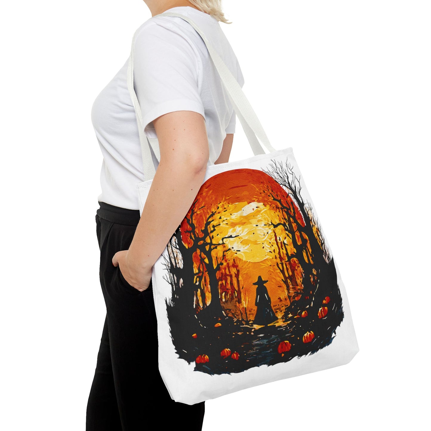 🎃 Moonlit Mischief: Autumn’s Enchanted GlowTote Bag (AOP)