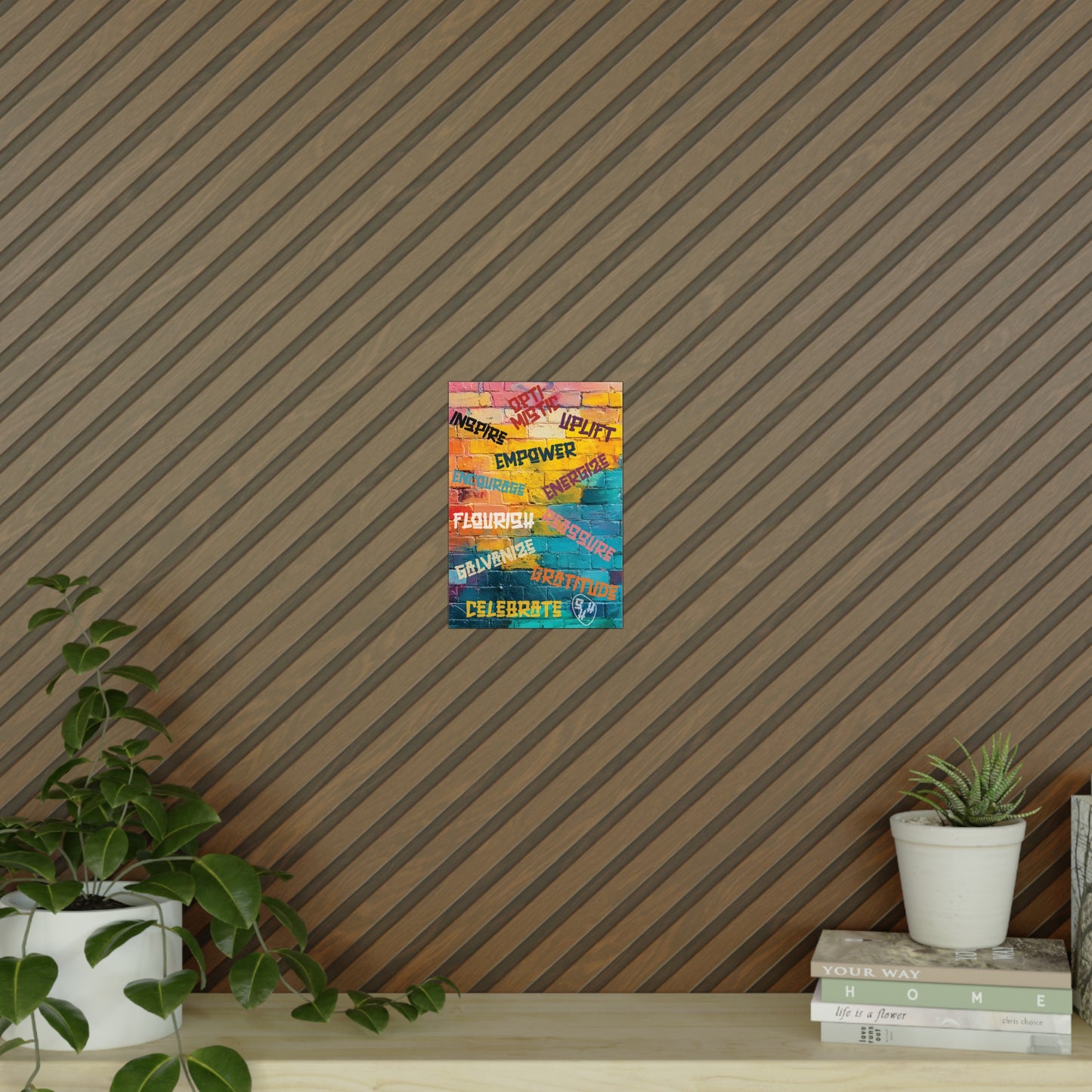 Fuel your fire—Inspire. Empower. Celebrate. 🎨💪 #MotivationalArt #InspireDaily #Empowerment #PositiveVibes #GoalGetter #WallOfWords Wall Art Posters, Inspirational Home Decor, Positive Affirmation Prints, Uplifting Room Decor, Gift for Friends