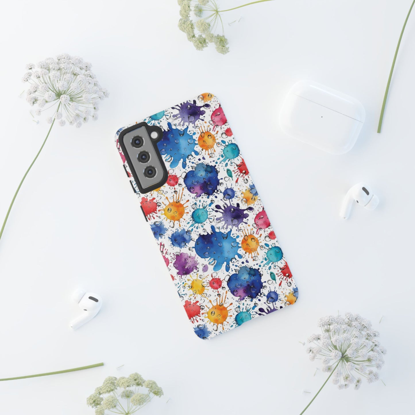 Phone Cases Abstract Colorful Splashes Tough Cases