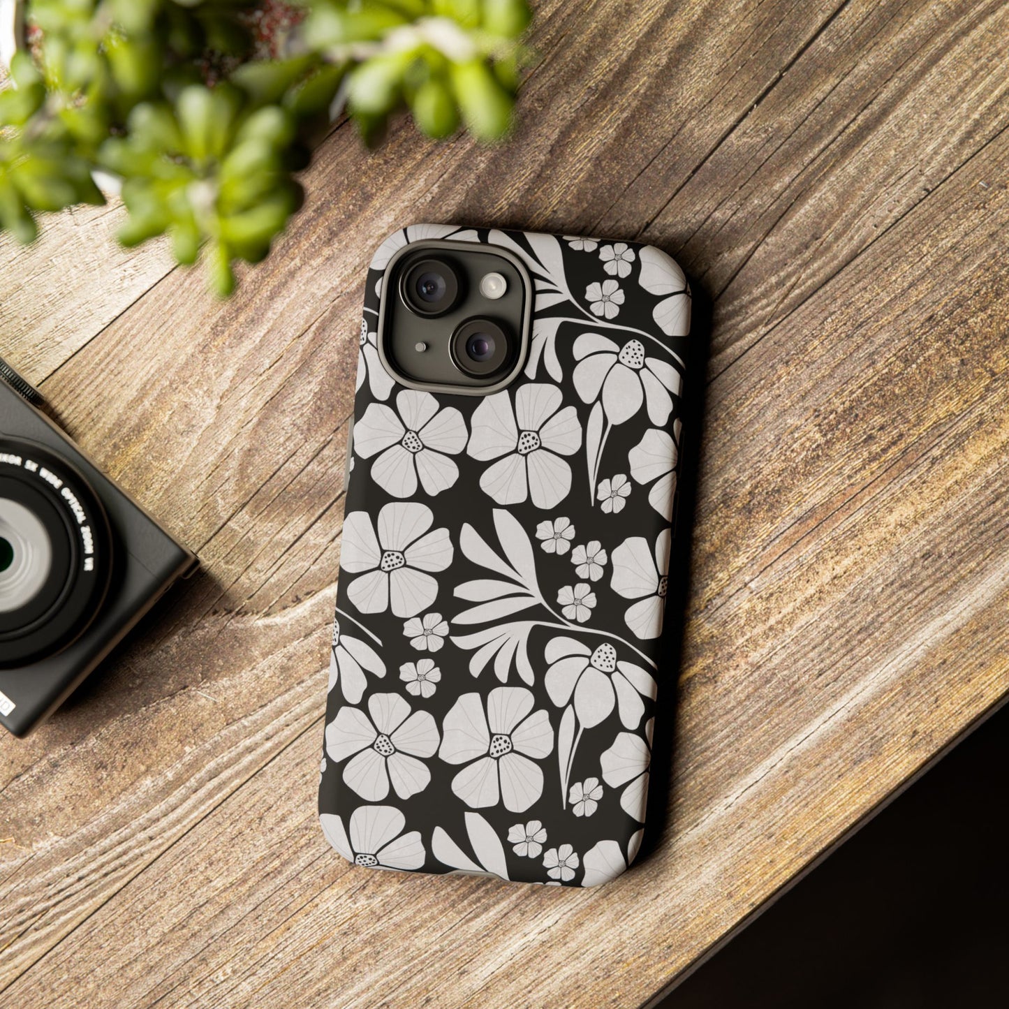 Phone Case - Boho, Retro, Vintage Flower Design Pattern