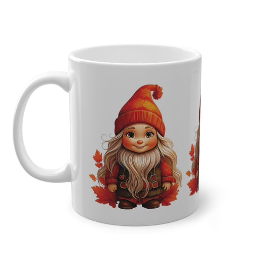 Autumn Gnome Magic – Cozy Whimsy in Every Leaf - Autumn Gnome Mug, Cozy Fall Drinkware, Cute Coffee Cup, Gift for Gnome Lovers, Seasonal Home Decor, Perfect for Thanksgiving