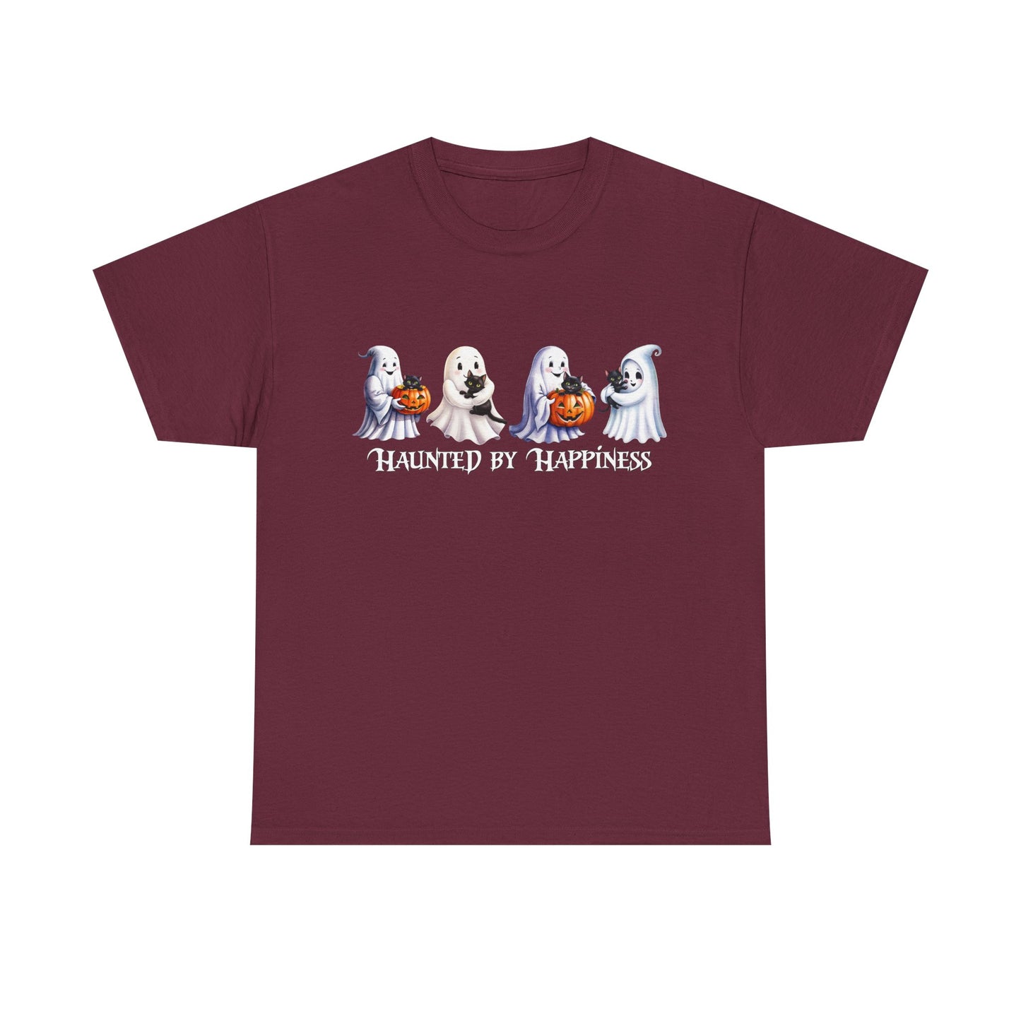👻 Haunted by Happiness: Ghosts of Joy and Candy - Halloween Ghosts Unisex Heavy Cotton Tee, Spooky Shirt, Fall Fashion, Halloween Costume, Cat Lovers Gift, Trick or Treat T-shirt, Cute [...]