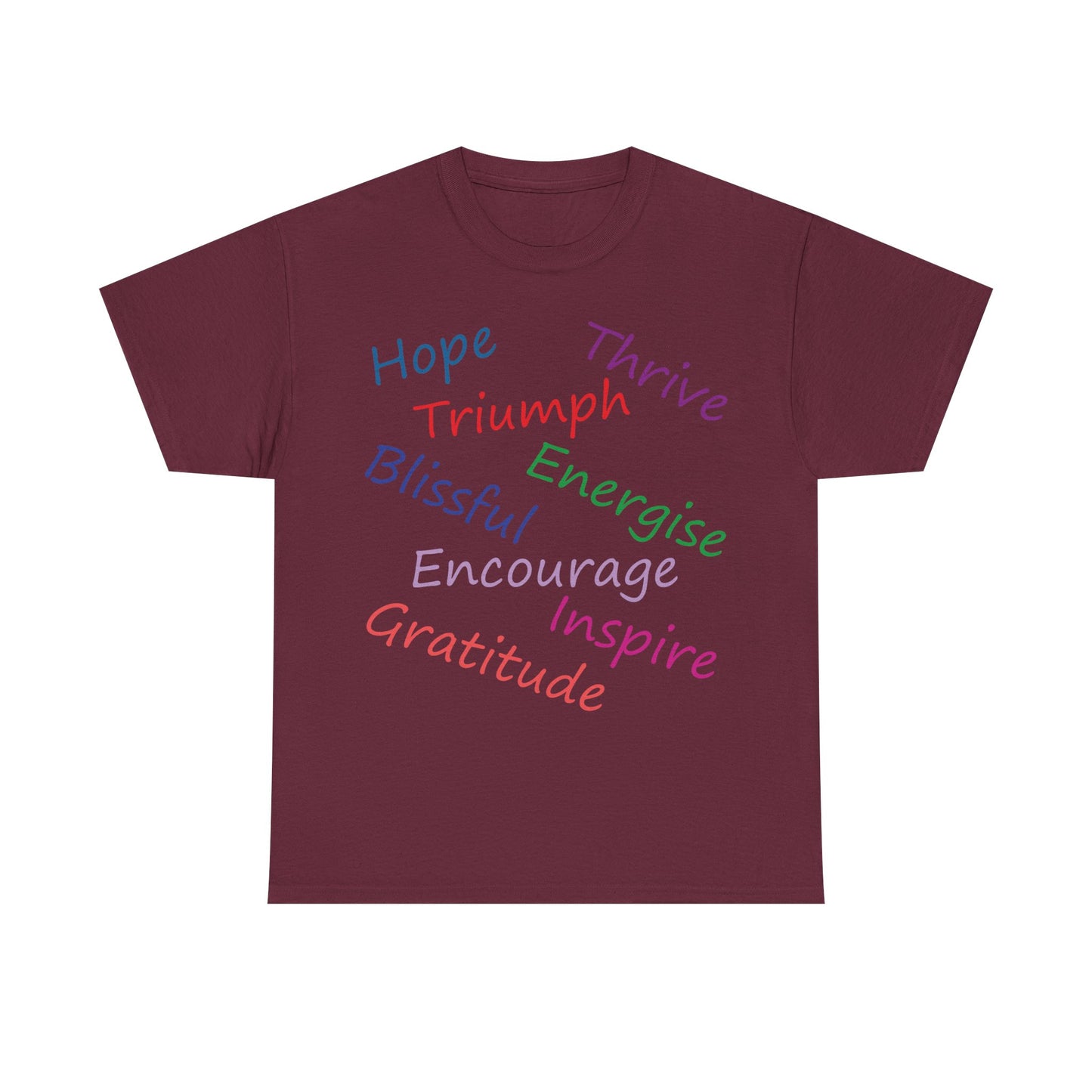 Uplifting Motivational Tee - Inspirational Quotes Shirt, Positive Vibes T-Shirt, Grateful Living Apparel, Hope & Encouragement Gift, [...]