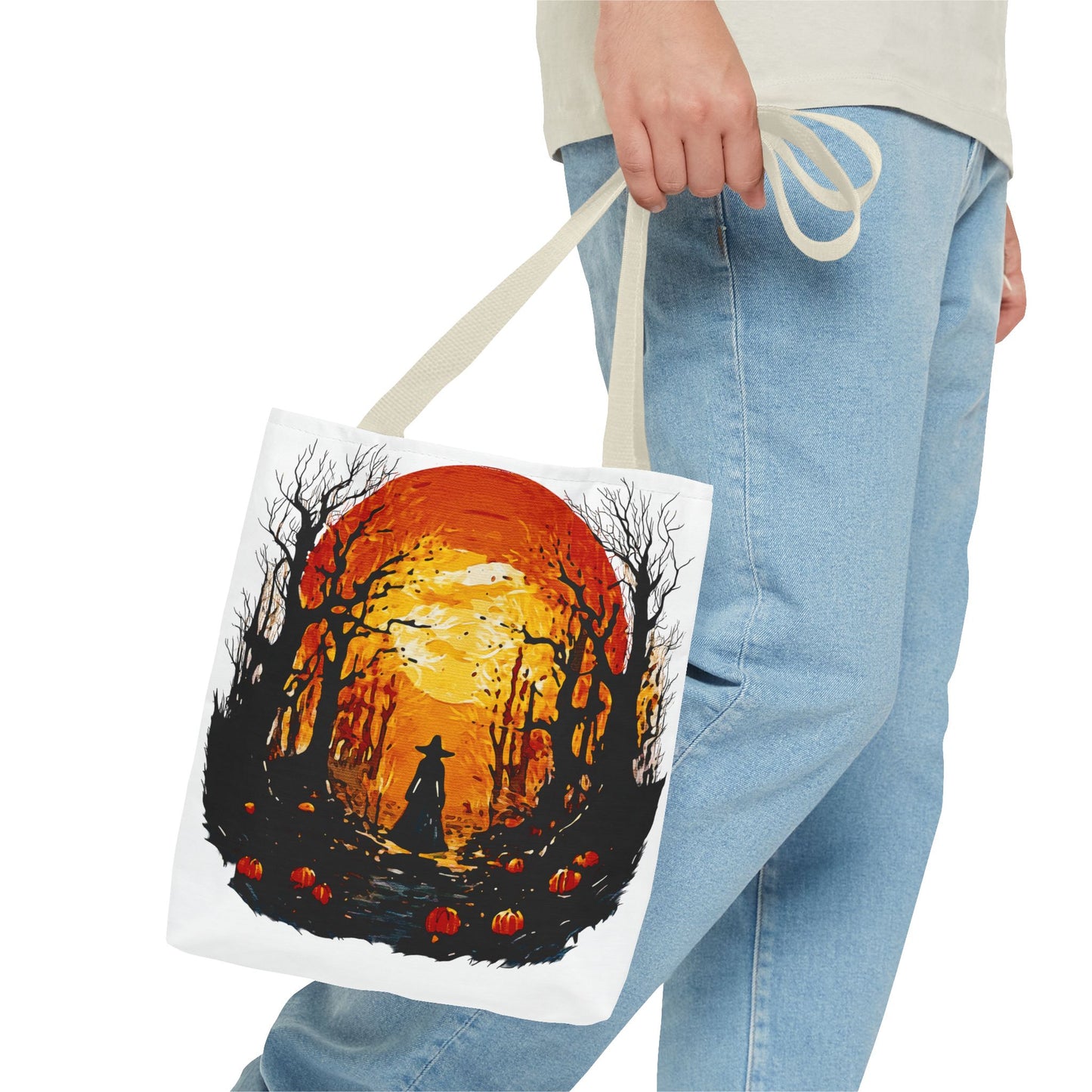 🎃 Moonlit Mischief: Autumn’s Enchanted GlowTote Bag (AOP)