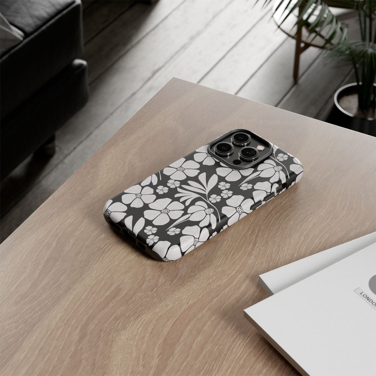 Phone Case - Boho, Retro, Vintage Flower Design Pattern