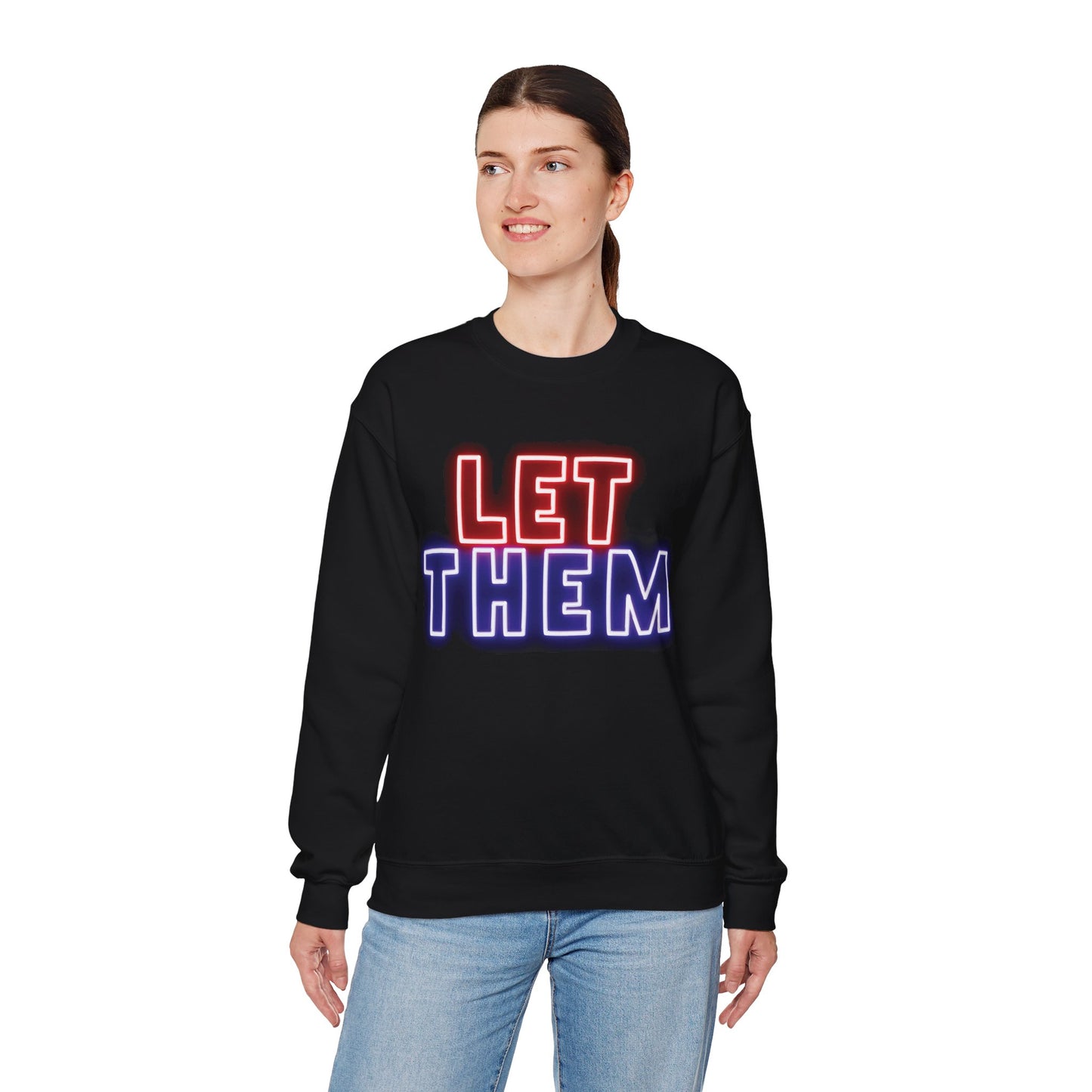 Bold Empowerment Crewneck Sweatshirt - LET THEM Speak - Unisex