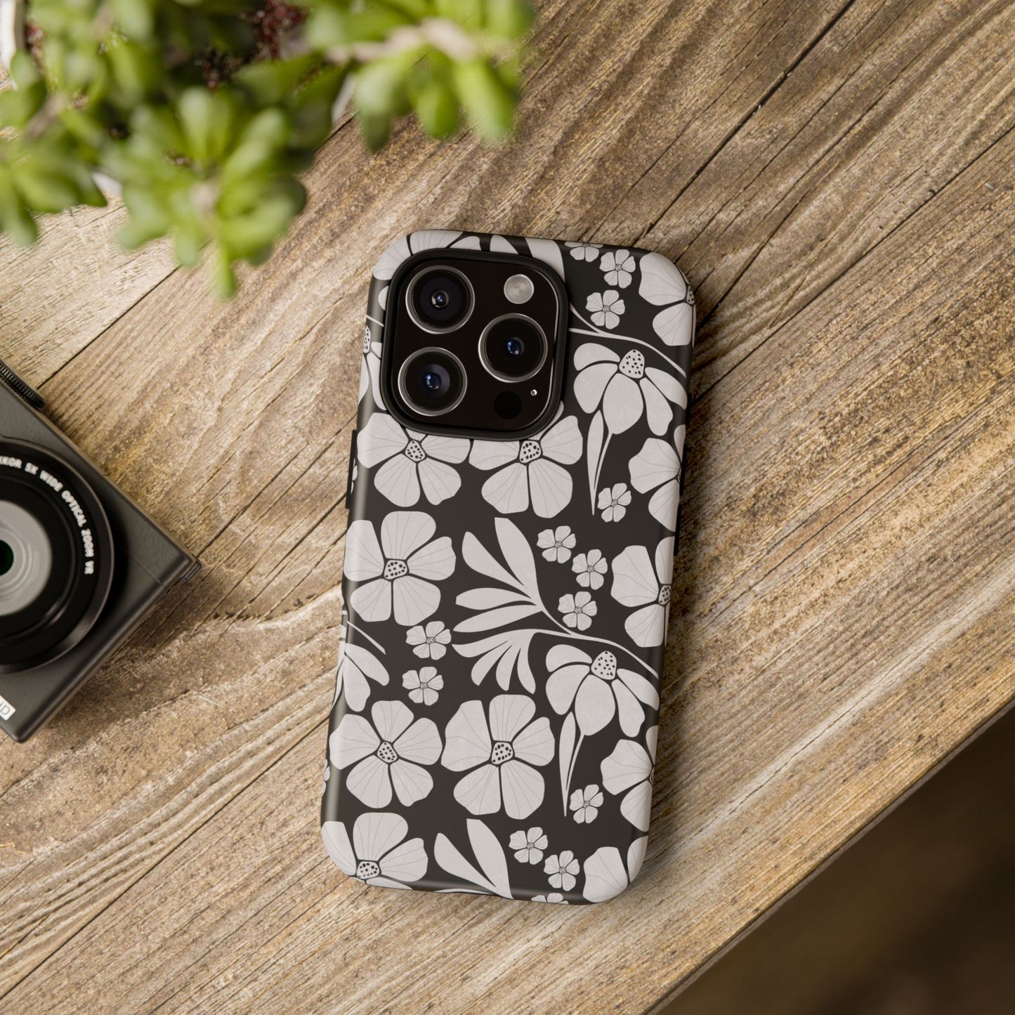 Phone Case - Boho, Retro, Vintage Flower Design Pattern