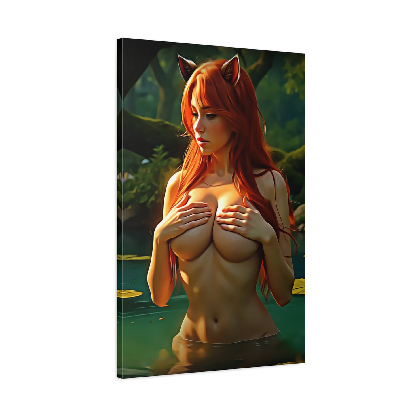 Mystic Forest Guardian – Enchanted Nature Art - Matte Canvas, Stretched, 1.25"