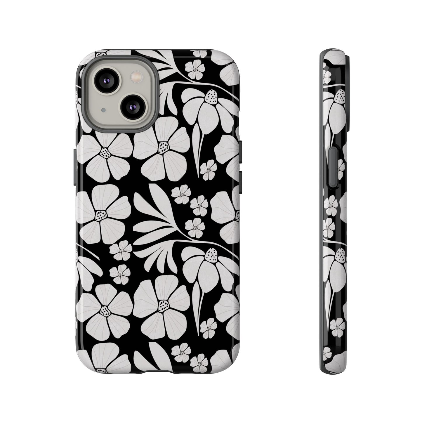 Phone Case - Boho, Retro, Vintage Flower Design Pattern