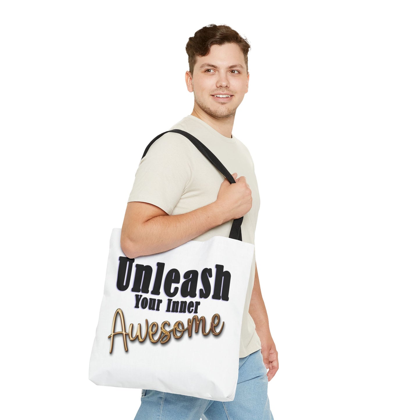 Unleash Your Inner Awesome Tote Bag - Motivational & Stylish for Everyday Use